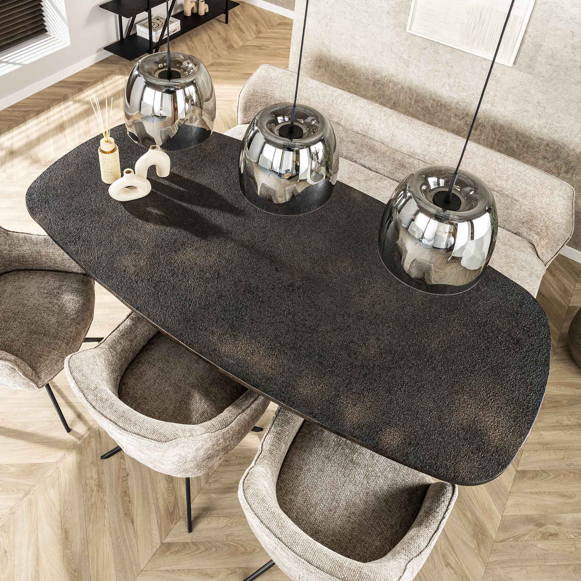 Eettafel Deens Dave 215cm