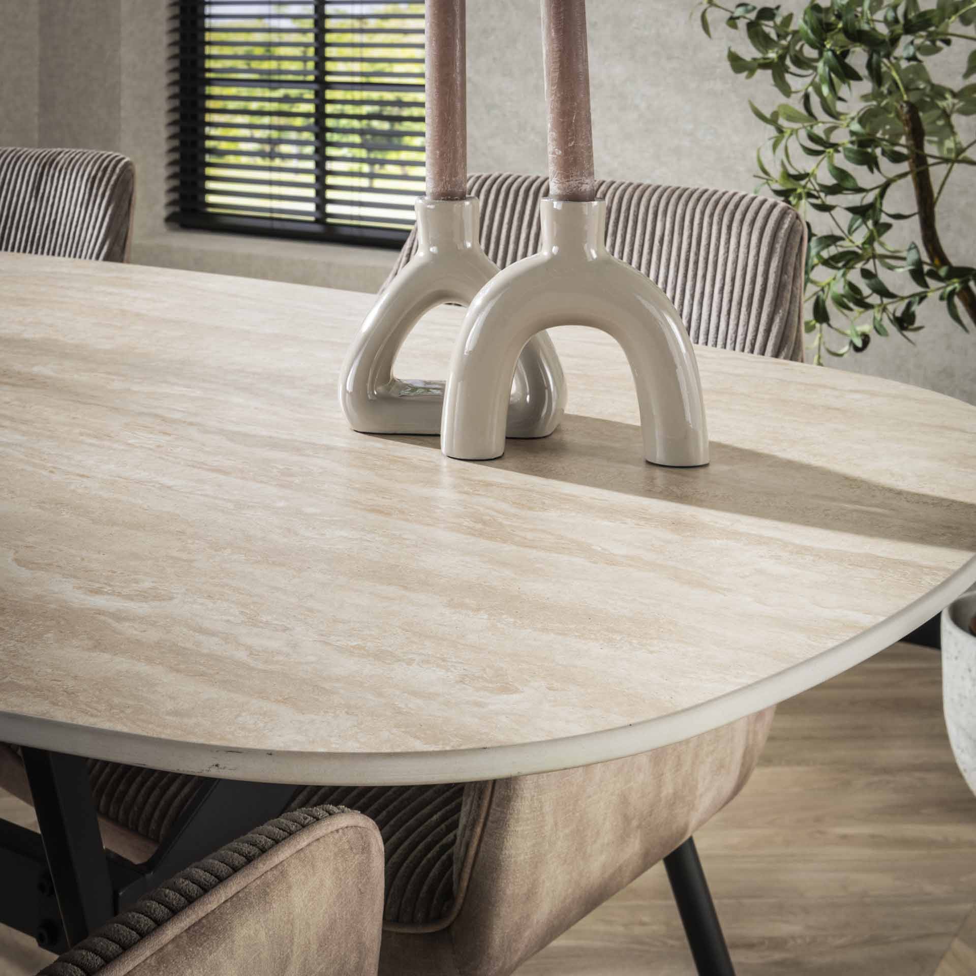 Eettafel Deens Ovaal Nordic 180cm
