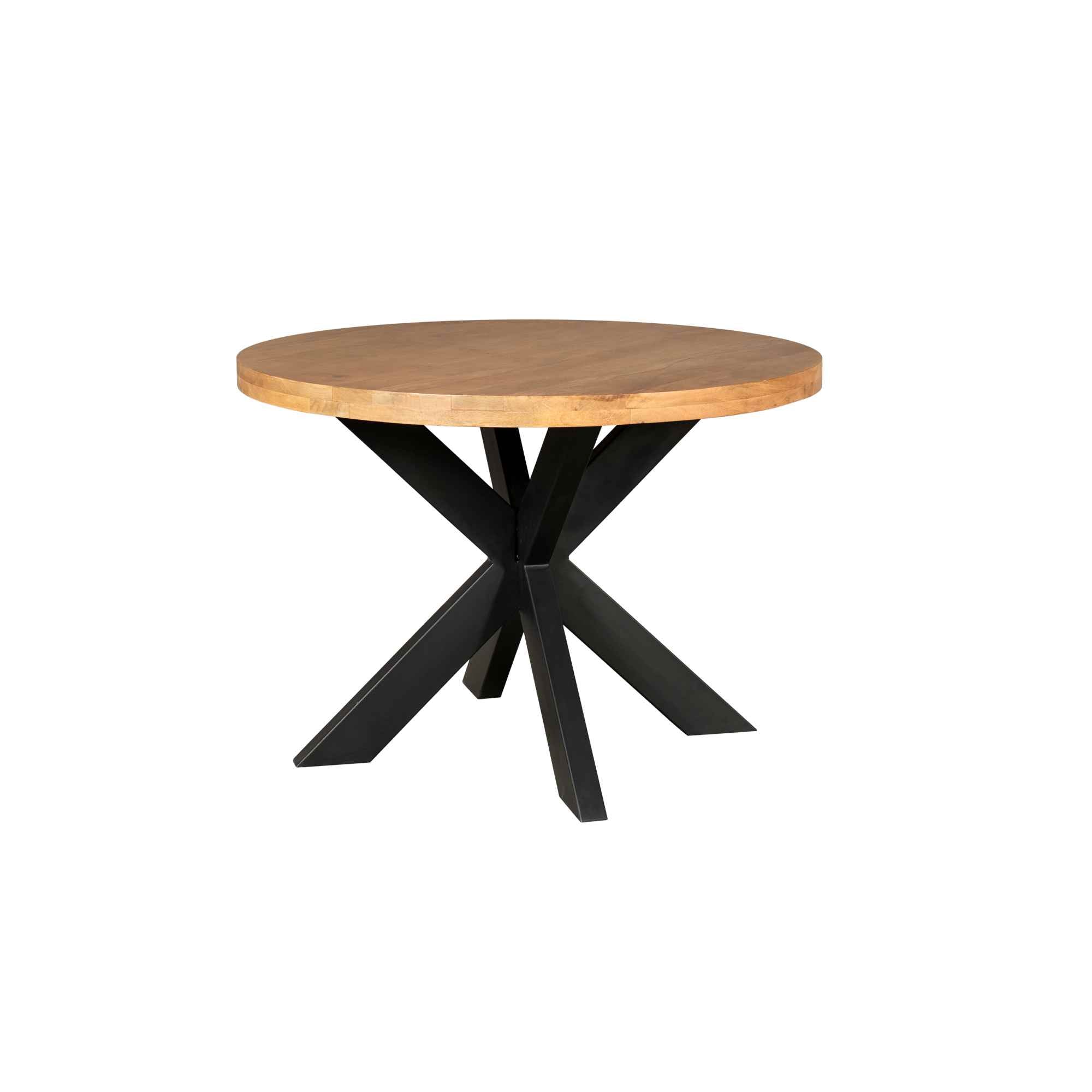 Eettafel Denver | Rond | Mangohout | 120 cm