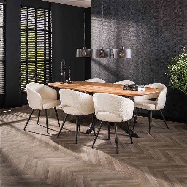 Eettafel Ovaal Arthur 215 cm