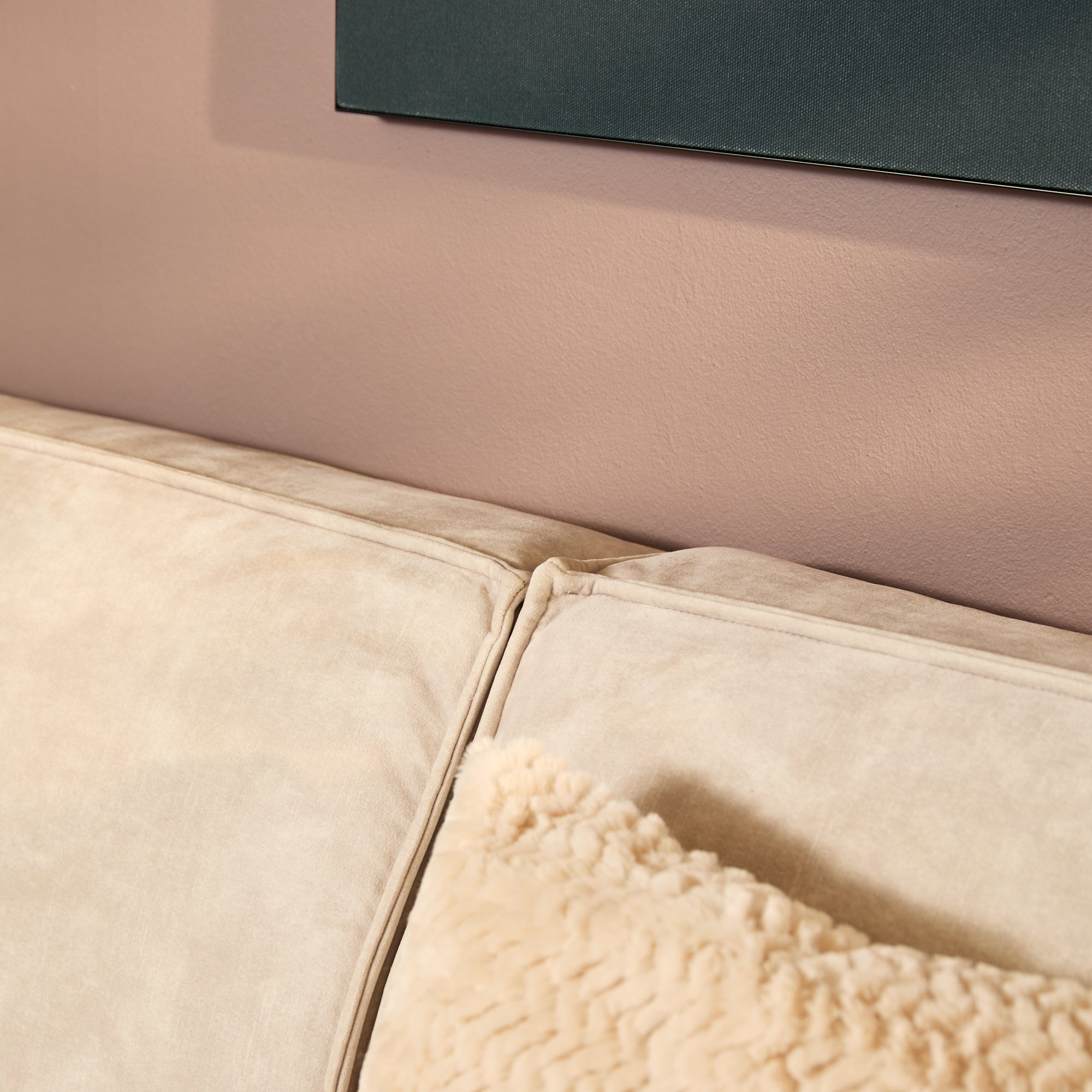 MySofa Floris| 2,5 zits + Divan Rechts | Velvet Beige - Industrieelinhuis.nl