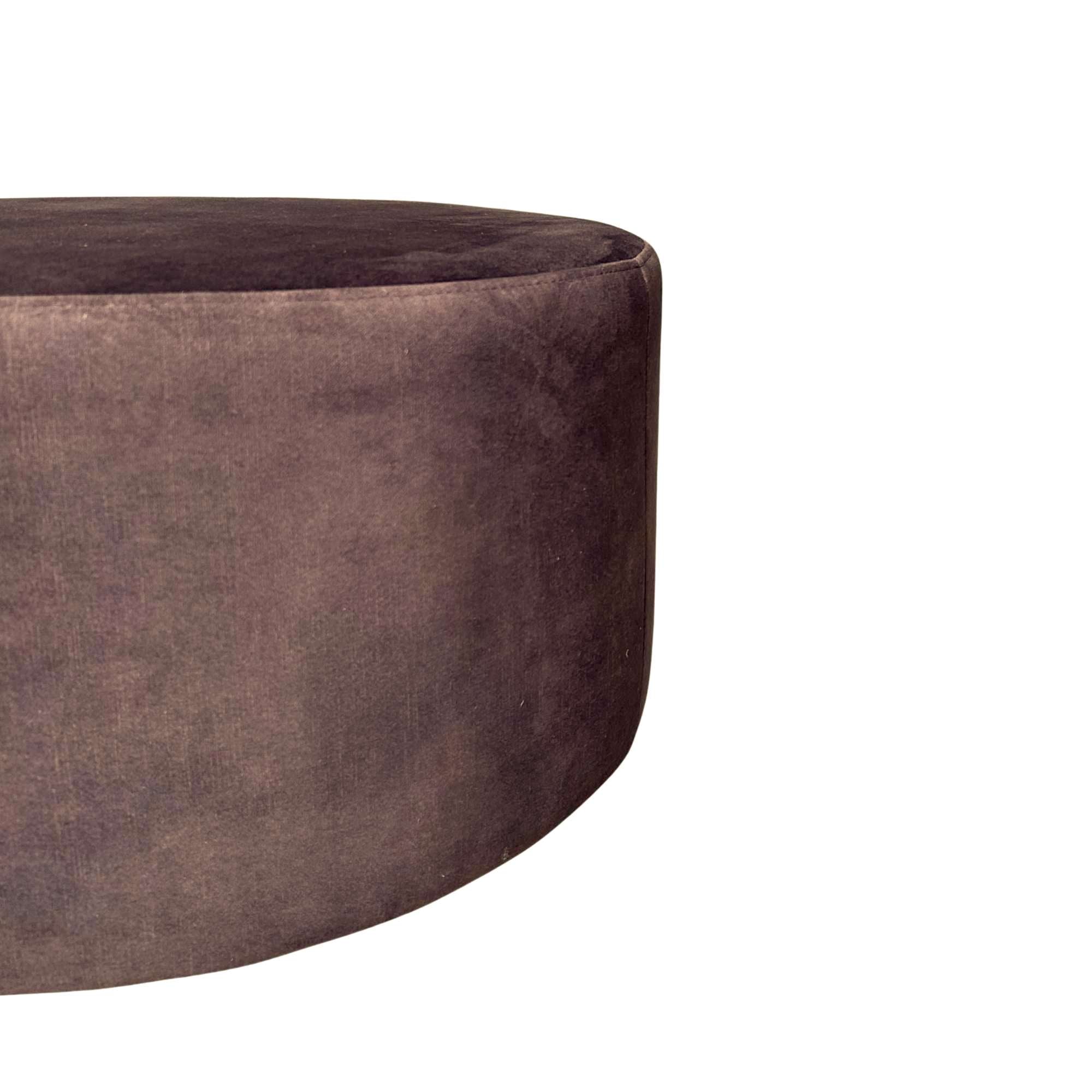 My Sofa Hocker | Rond | 60 cm | Adore 108 | Brown - Industrieelinhuis.nl