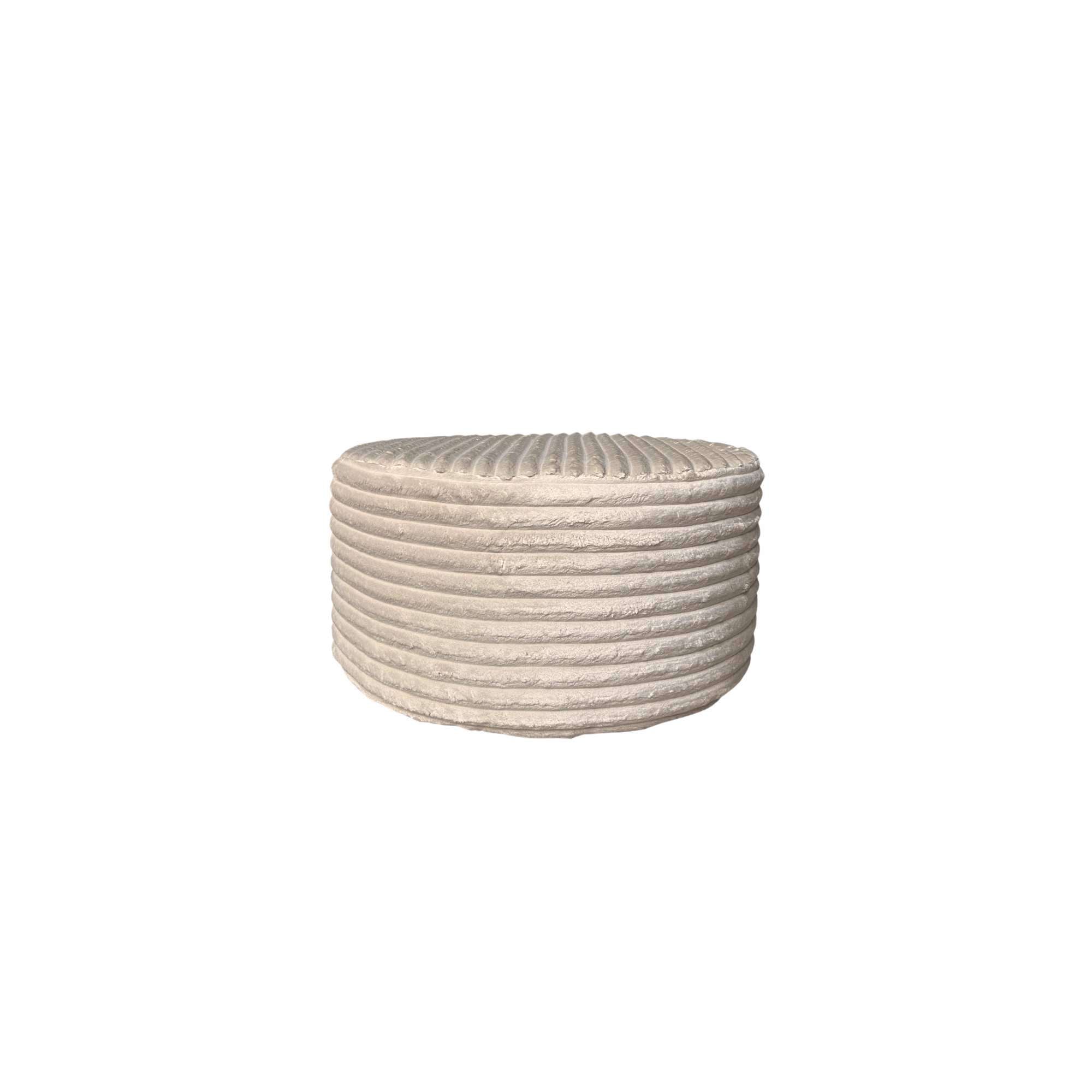 My Sofa Hocker | Rond | 60 cm | Tilia 03 | Beige - Industrieelinhuis.nl