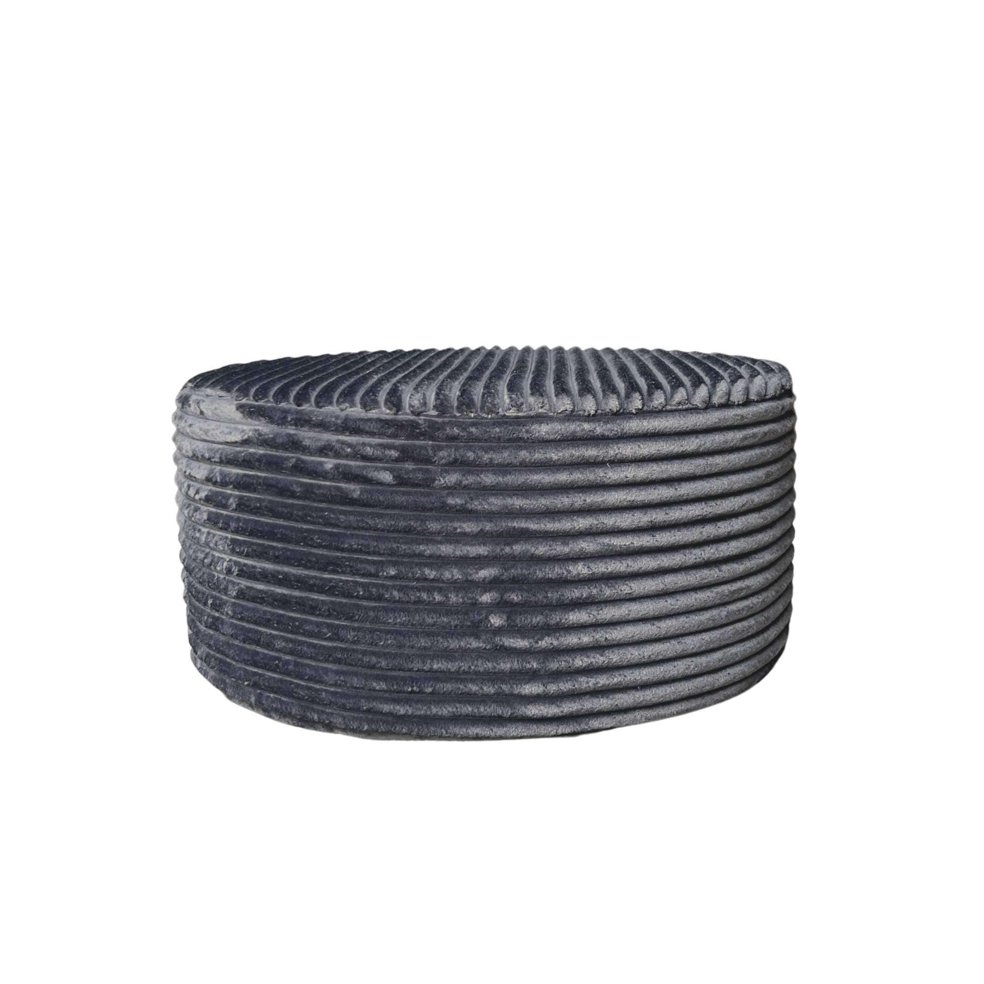 Hocker Rond Antraciet 80 cm - Industrieelinhuis.nl