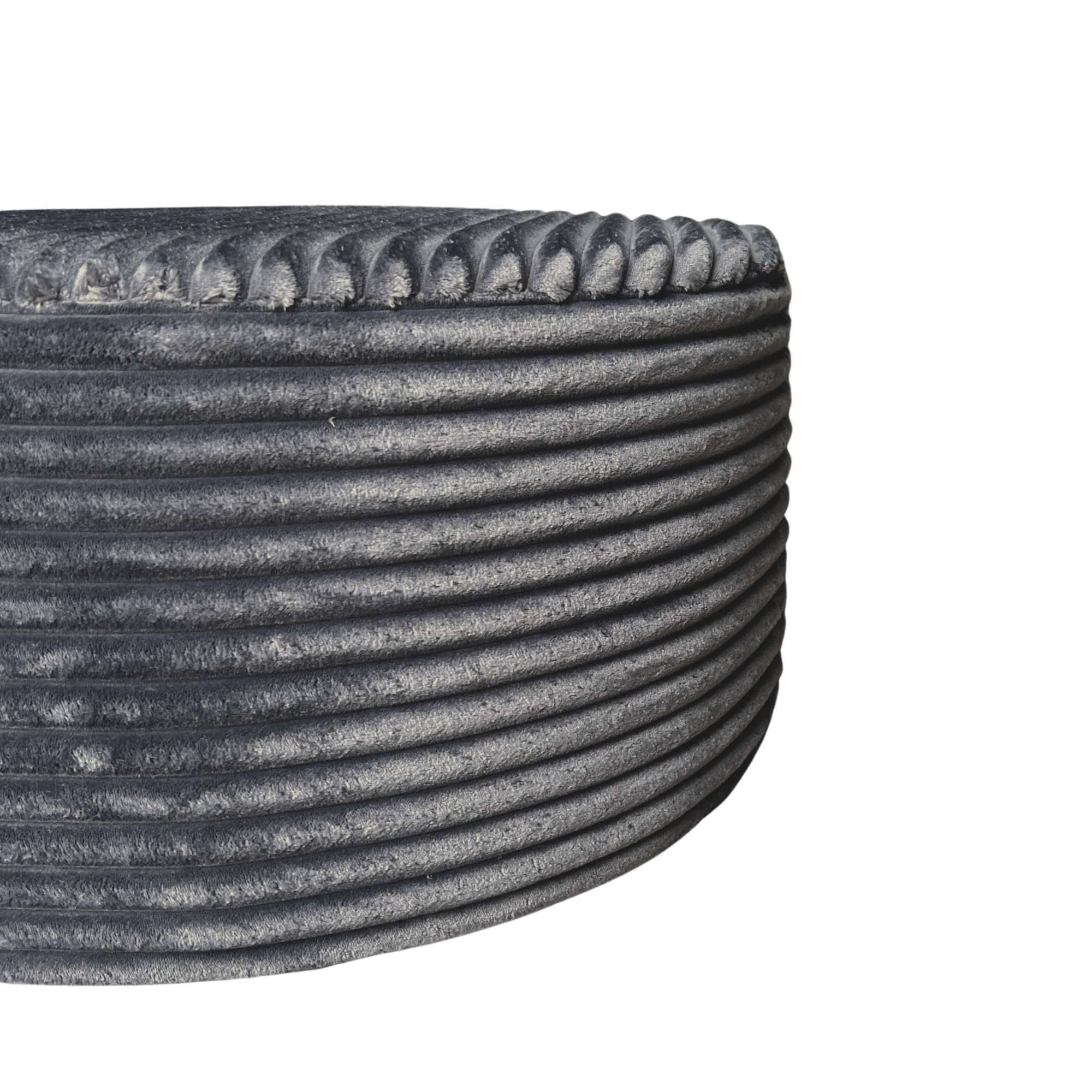 Hocker Rond Antraciet 80 cm - Industrieelinhuis.nl