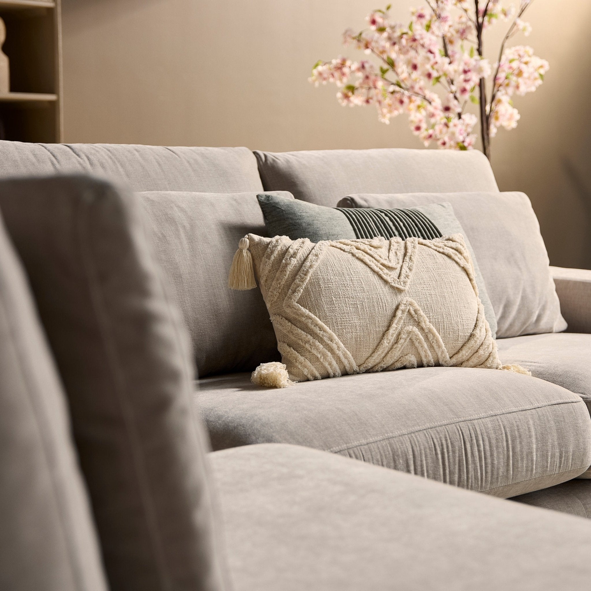 MySofa Jesse | 2,5 zits + Ottomane Rechts | Beige - Industrieelinhuis.nl