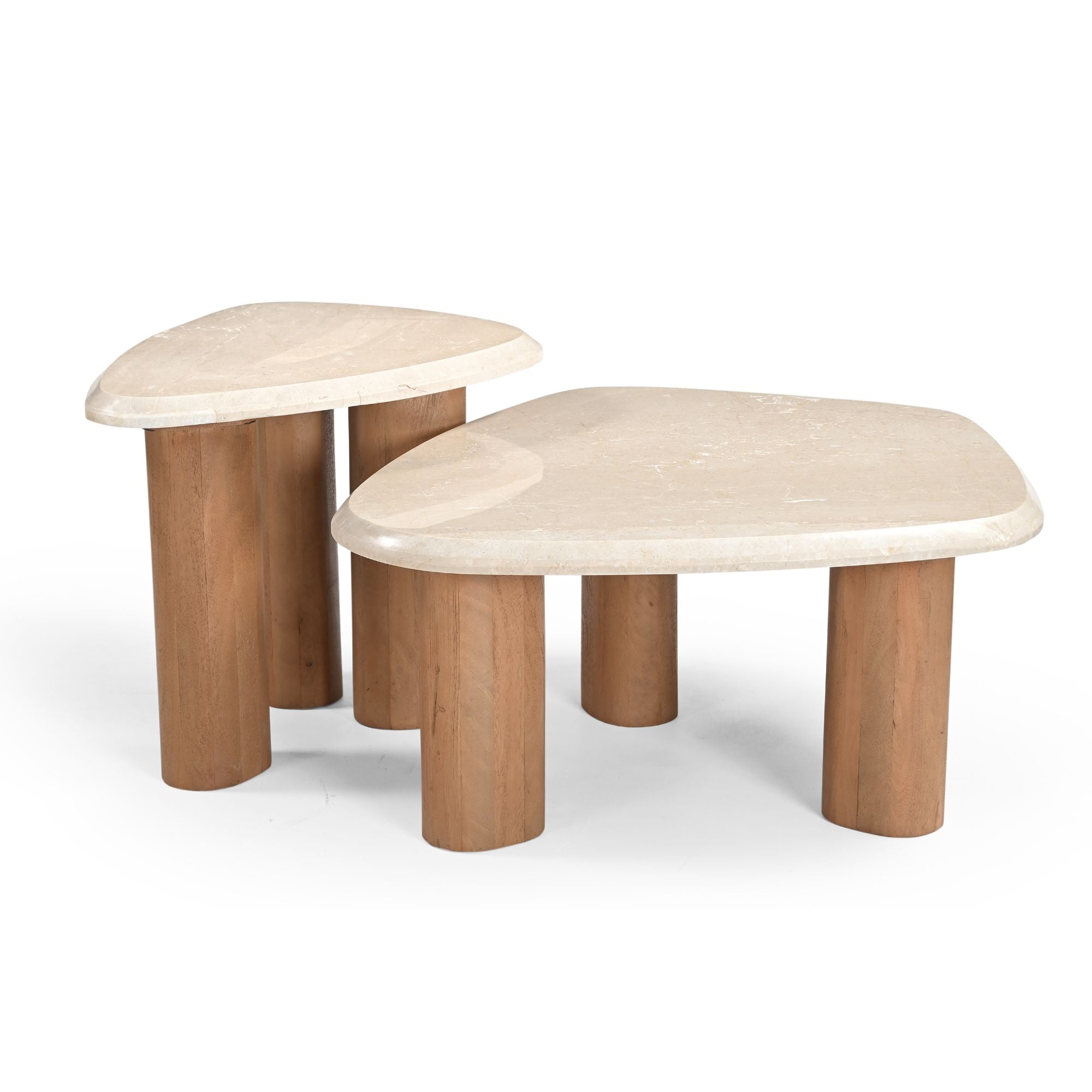 Kleine Organische Salontafel Nuvé | 84 cm