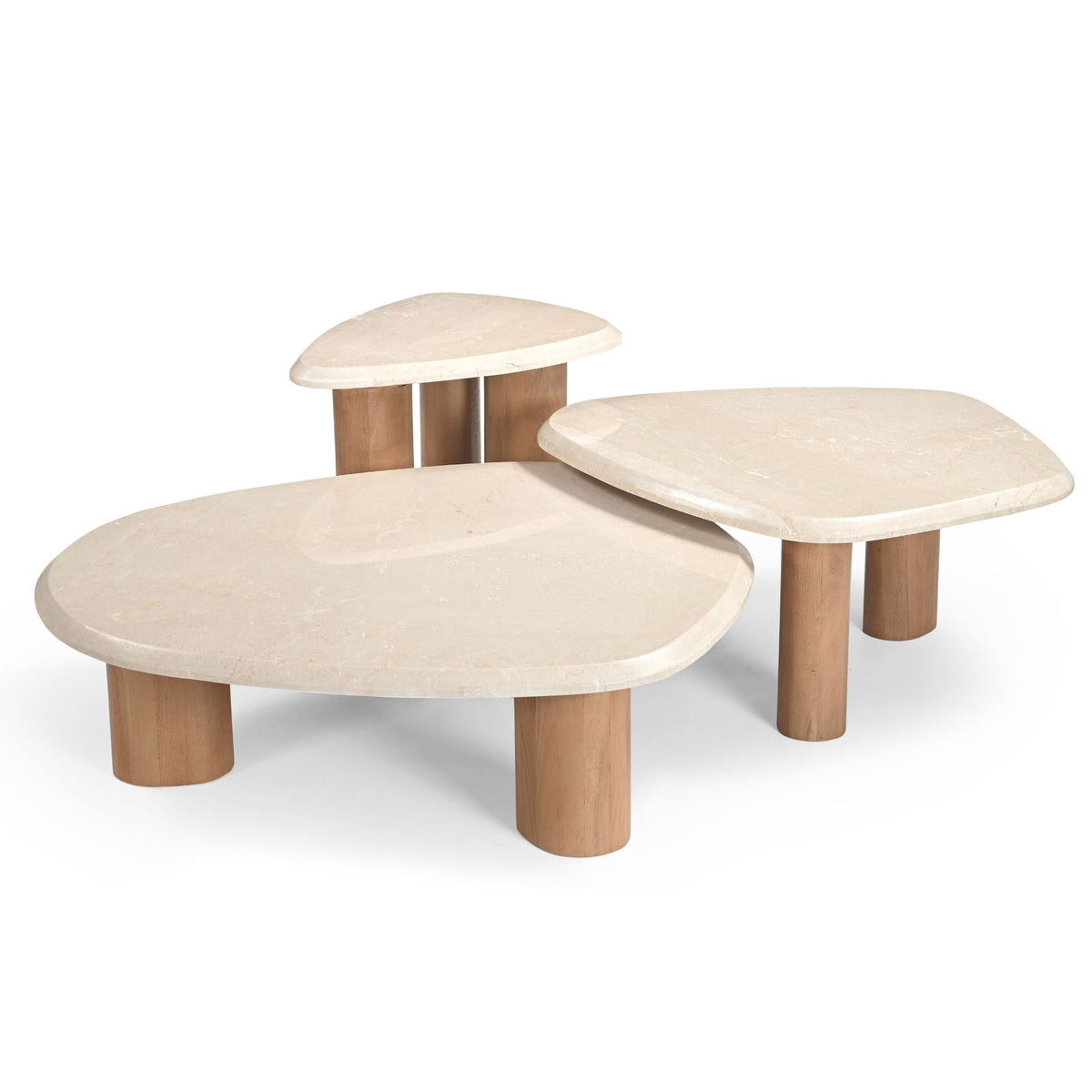 Kleine Organische Salontafel Nuvé | 84 cm