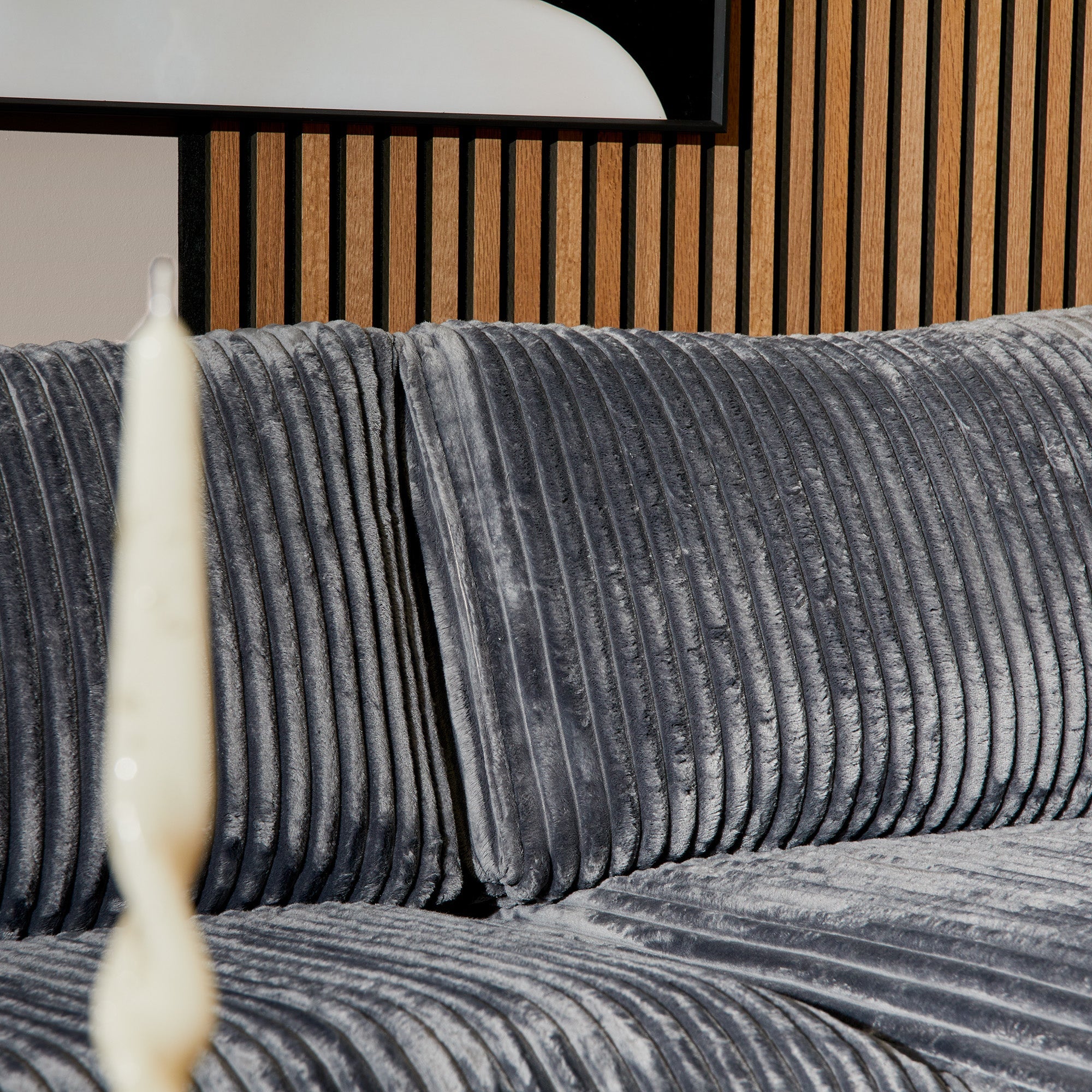 MySofa Teddy | Divan Links + 2,5 zits | Antraciet - Industrieelinhuis.nl