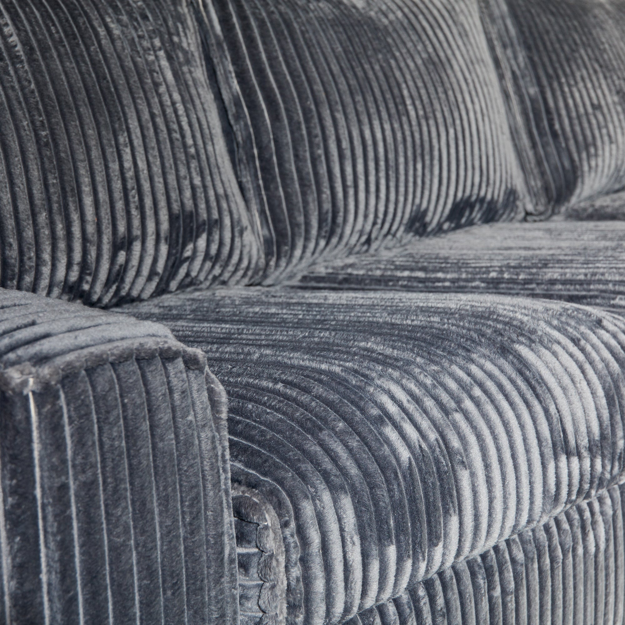 MySofa Teddy | Divan Links + 2,5 zits | Antraciet - Industrieelinhuis.nl