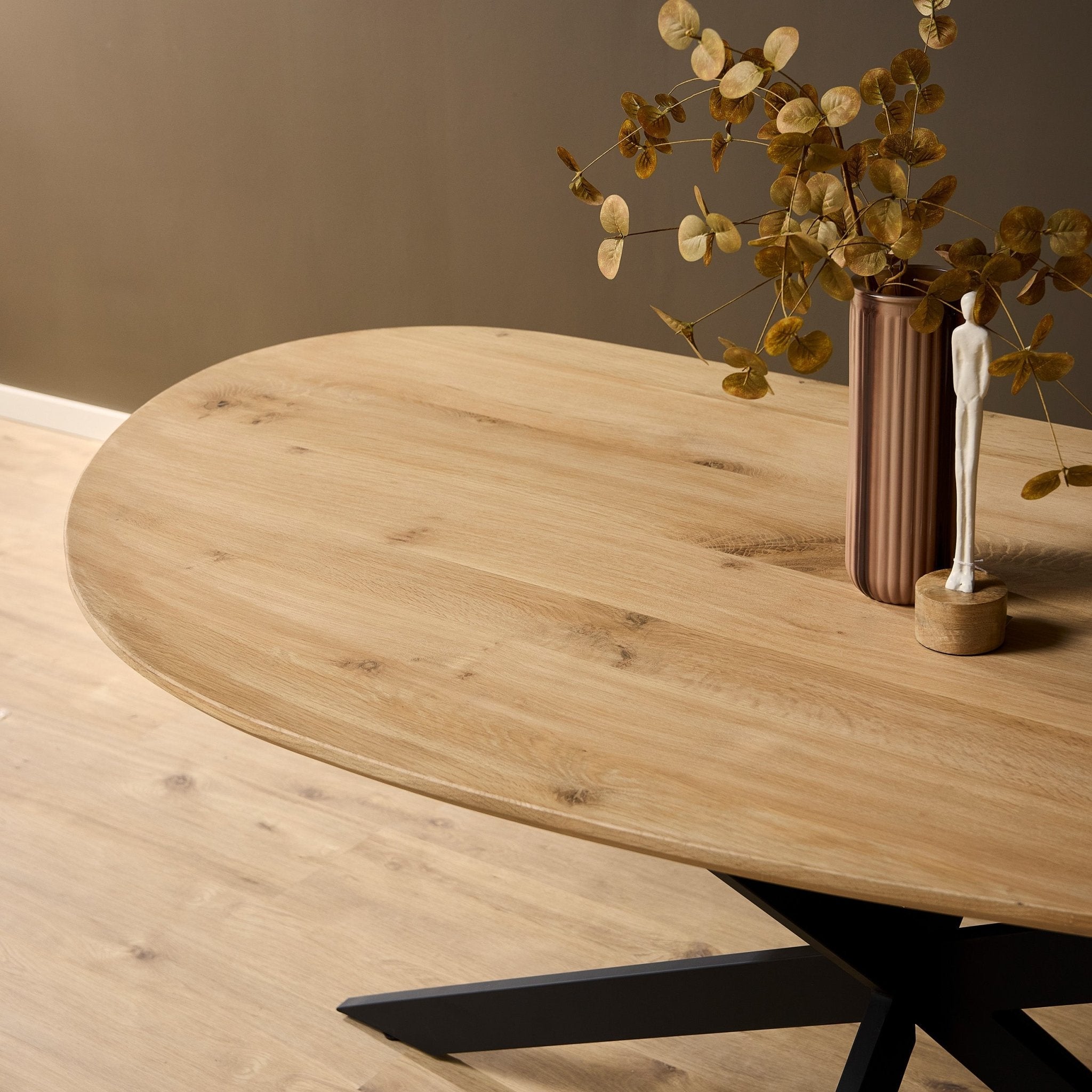 Organische Eettafel Cloud | Eiken hout | 210 cm