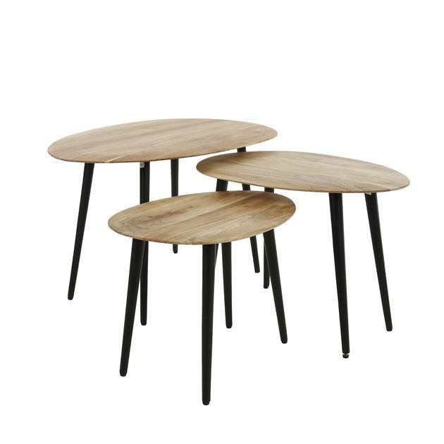 Organische Salontafel set van 3 | Organische Salontafels