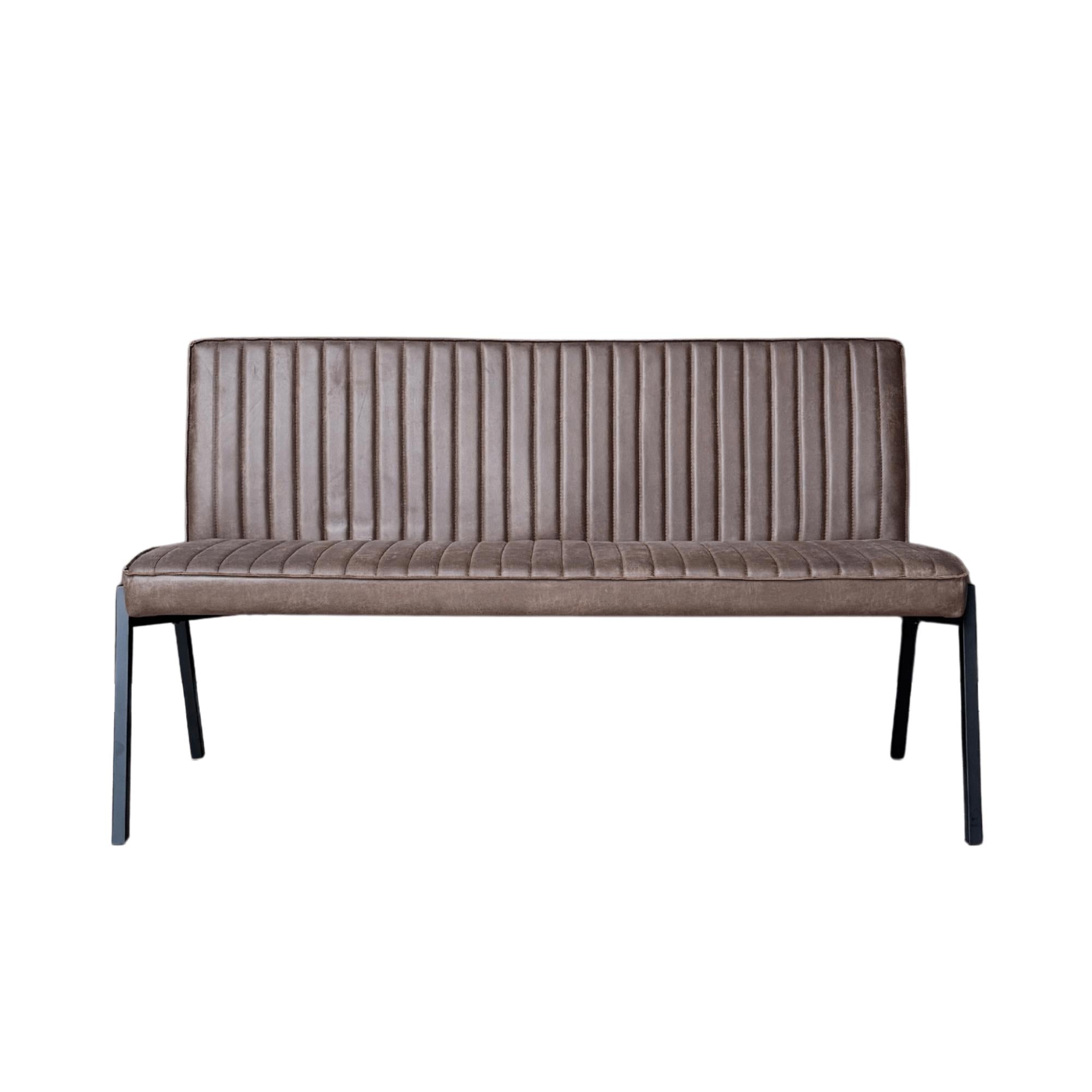 Eetkamerbank Tivoli Bull | 155 cm | Brown - Industrieelinhuis.nl