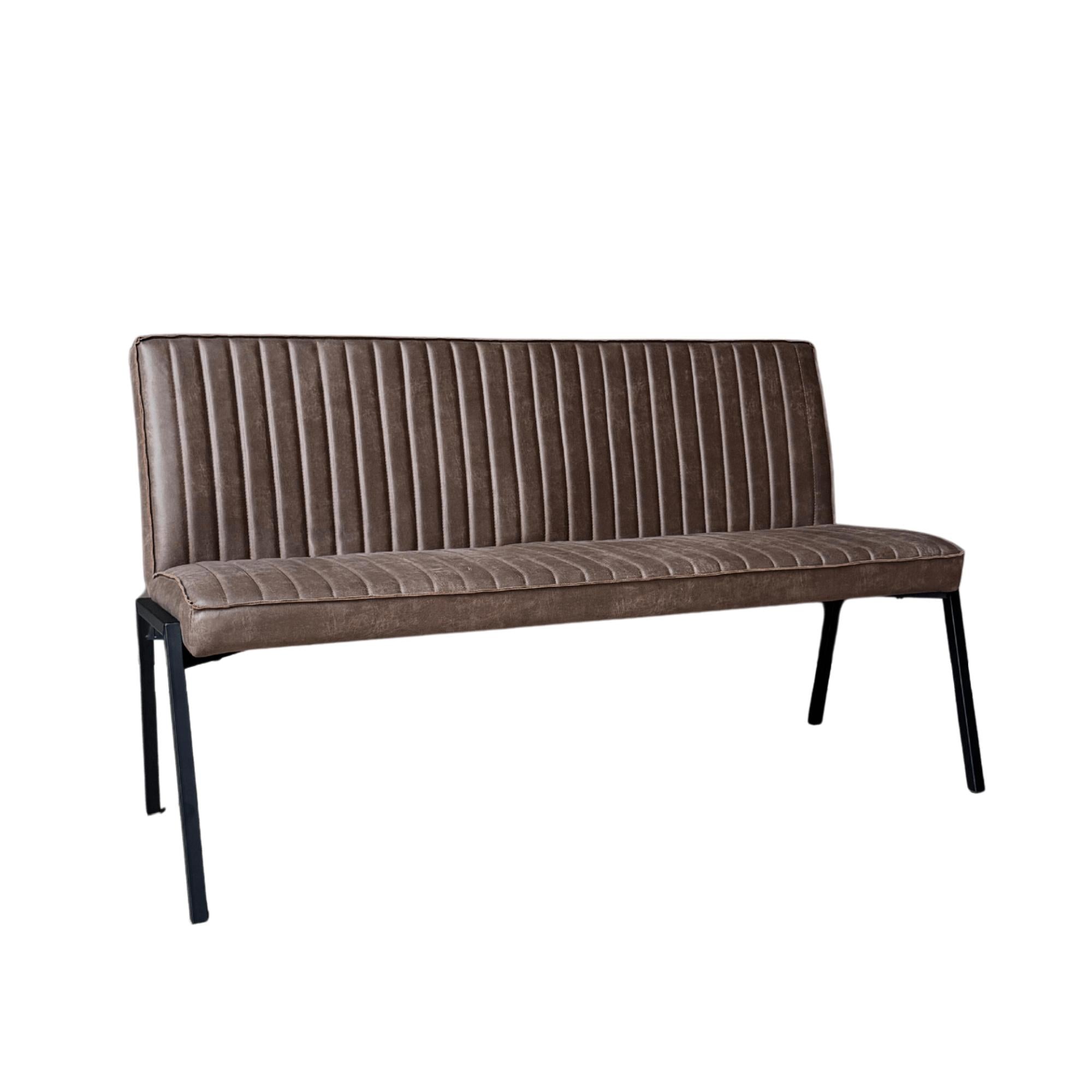 Eetkamerbank Tivoli Bull | 155 cm | Brown - Industrieelinhuis.nl