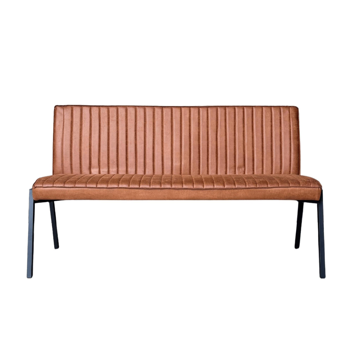 Eetkamerbank Tivoli Bull | 155 cm | Cognac - Industrieelinhuis.nl