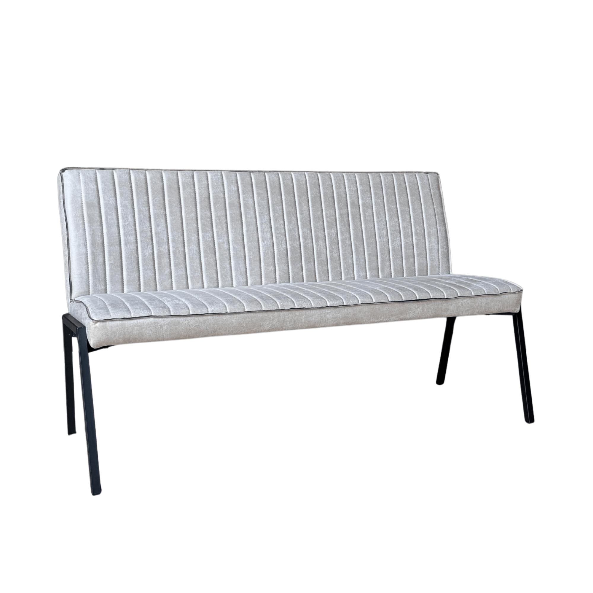 Eetkamerbank Tivoli Bull | 155 cm | Beige - Industrieelinhuis.nl