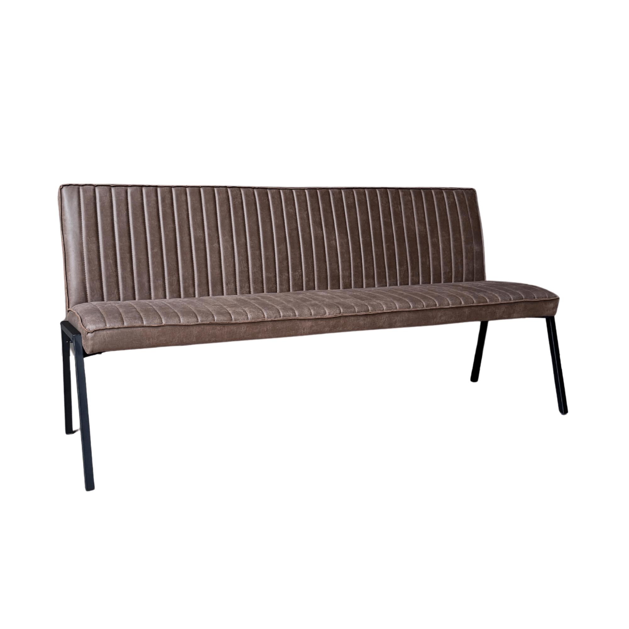 Eetkamerbank Tivoli Bull | 185 cm | Brown - Industrieelinhuis.nl
