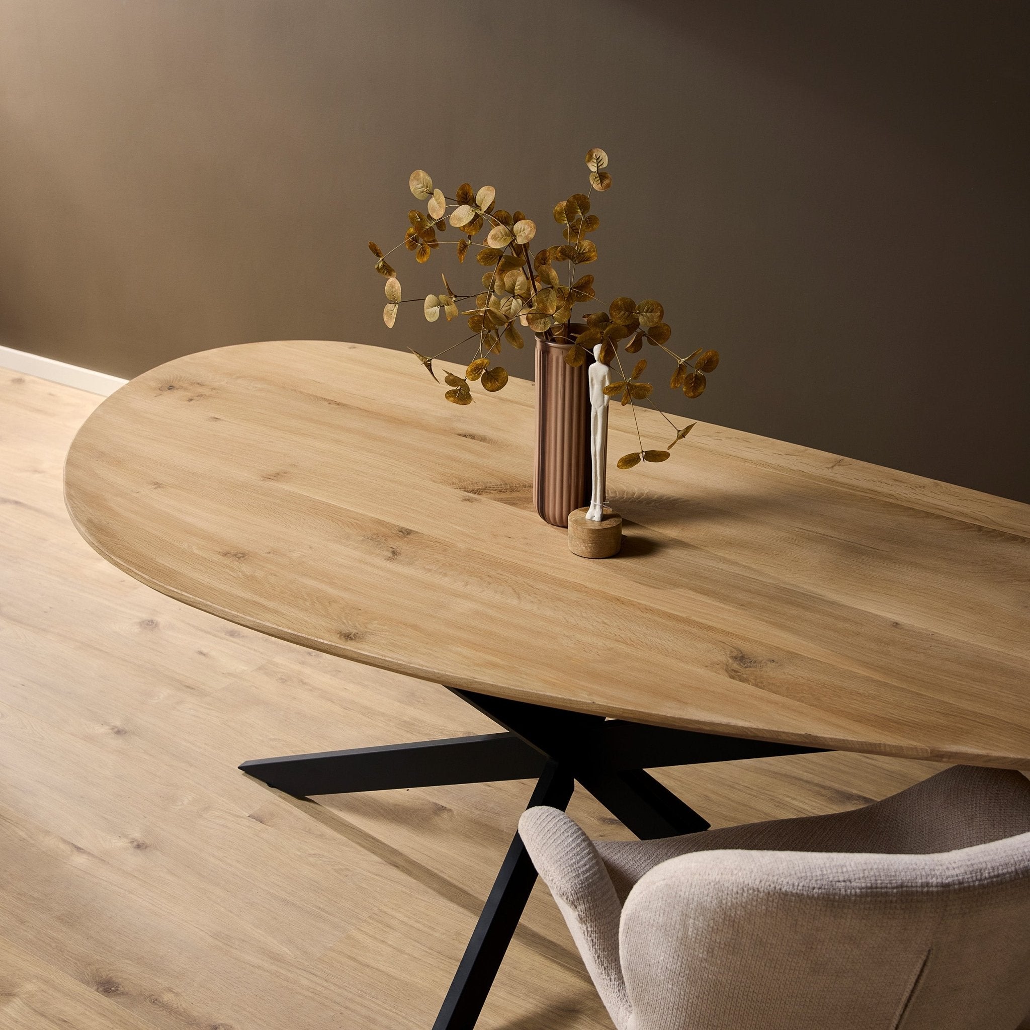 Eettafel Cloud | 180 cm | Eiken - Industrieelinhuis.nl
