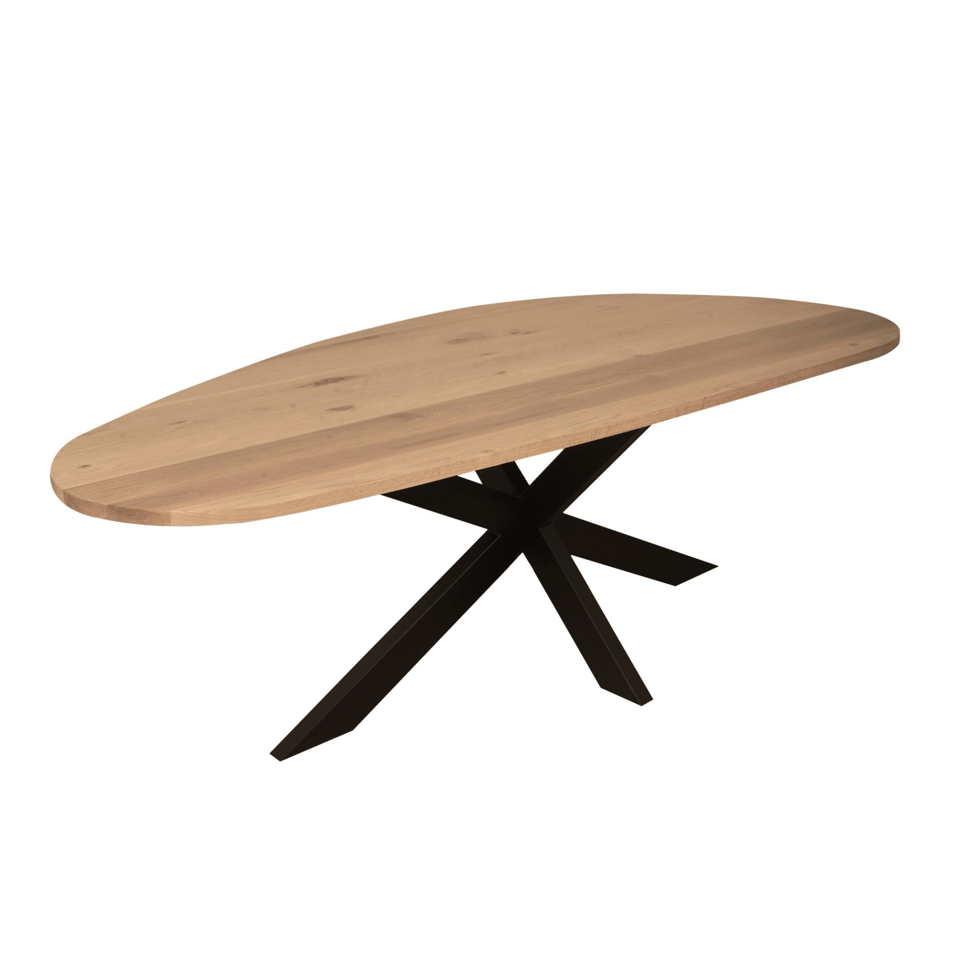 Eettafel Cloud | 240 cm | Eiken - Industrieelinhuis.nl