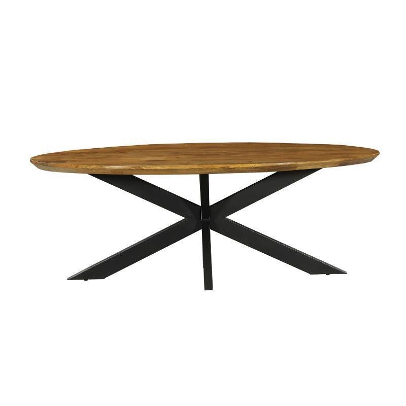 Eettafel Brandy | 240 cm | Ovaal - Industrieelinhuis.nl