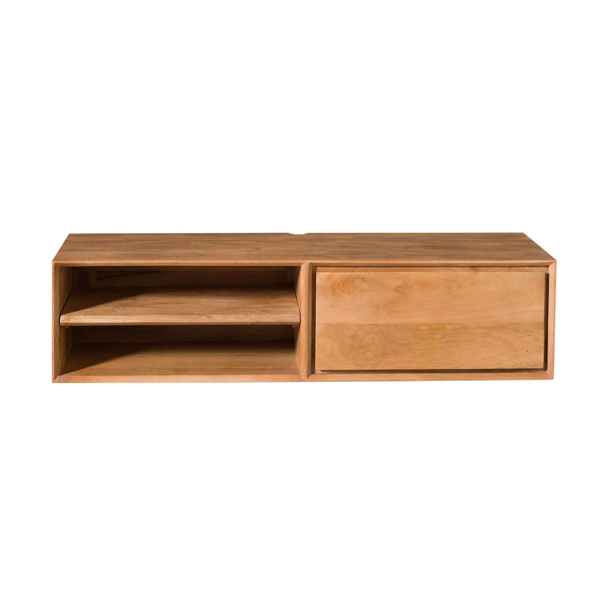 Zwevend tv meubel Ambiance Naturel | 120 cm - Industrieelinhuis.nl