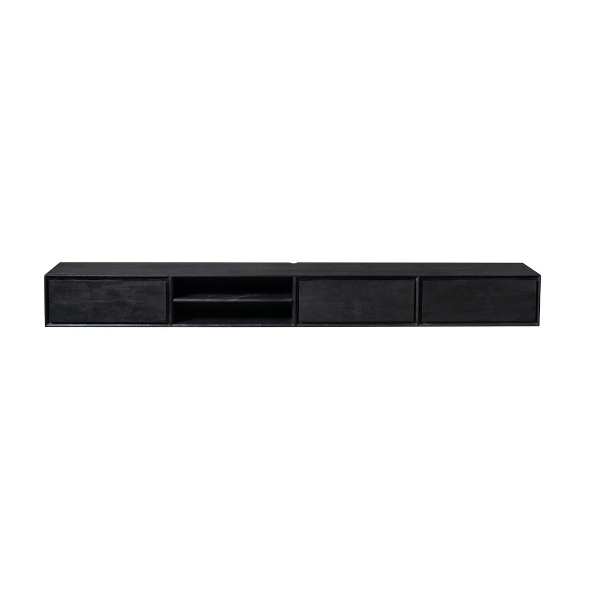 Zwevend tv meubel Ambiance Black | 280 cm - Industrieelinhuis.nl