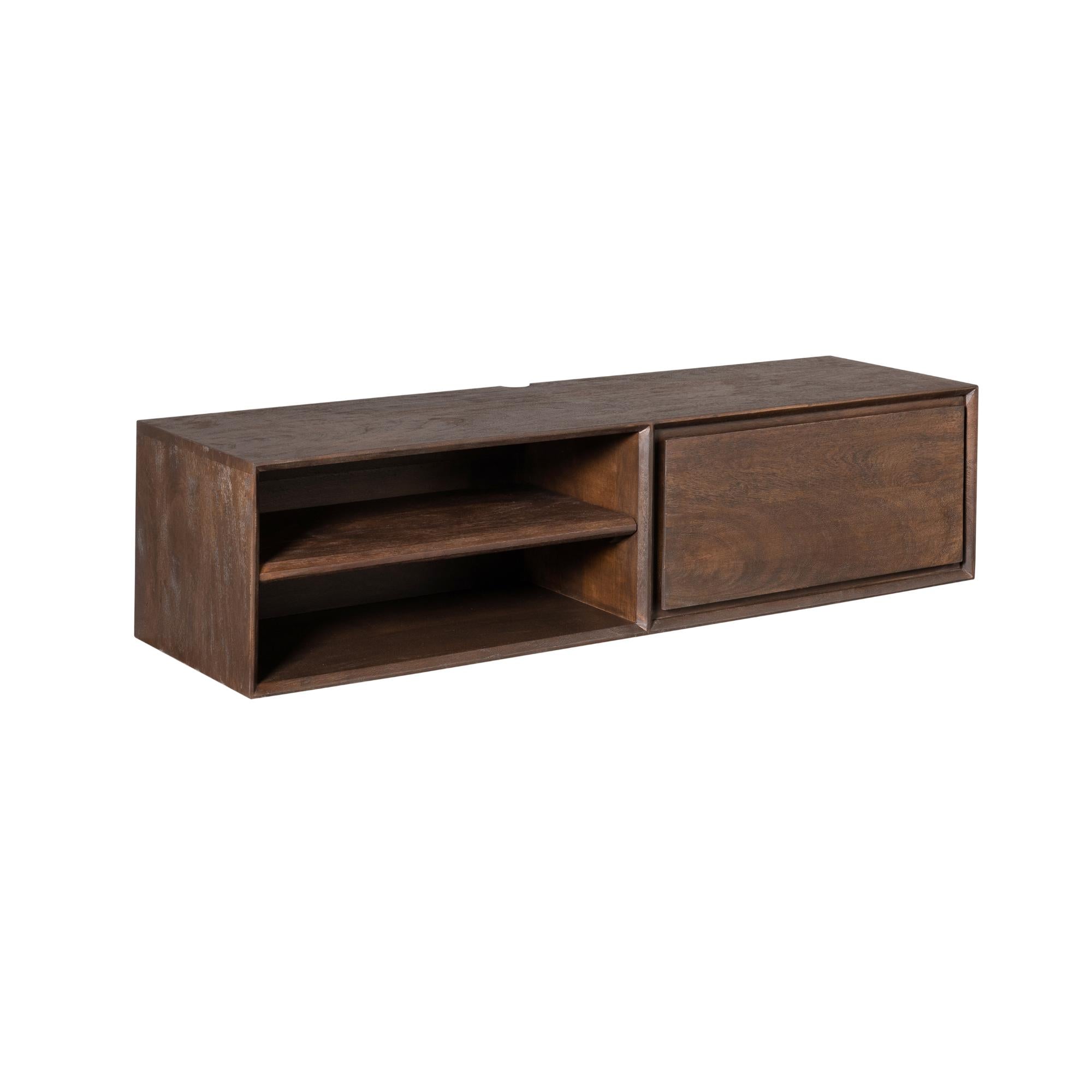 Zwevend tv meubel Ambiance Brown | 120 cm - Industrieelinhuis.nl