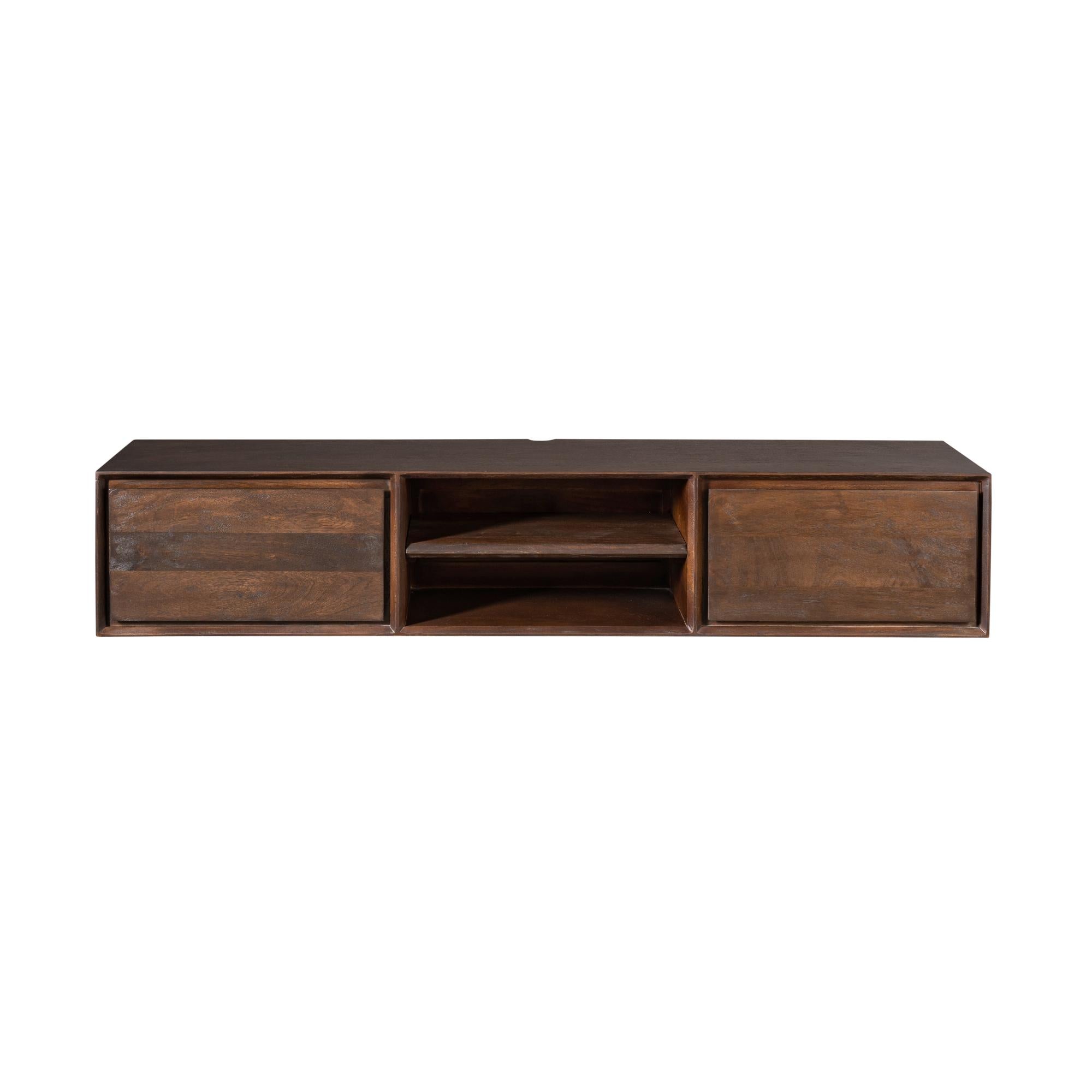 Zwevend tv meubel Ambiance Brown | 160 cm - Industrieelinhuis.nl