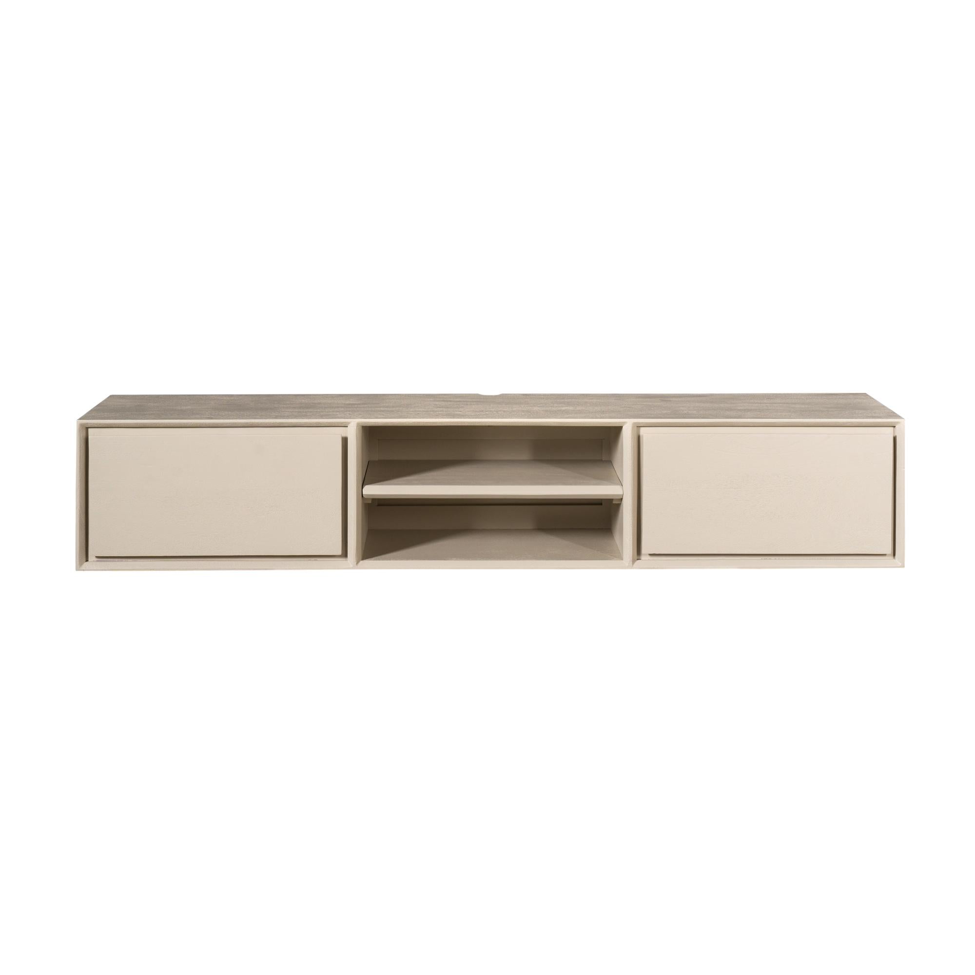 Zwevend tv meubel Ambiance Sand | 160 cm - Industrieelinhuis.nl