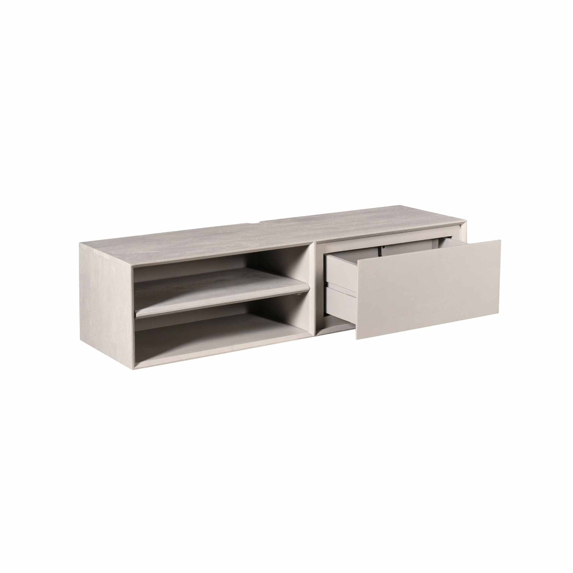Zwevend tv meubel Ambiance Taupe | 120 cm - Industrieelinhuis.nl
