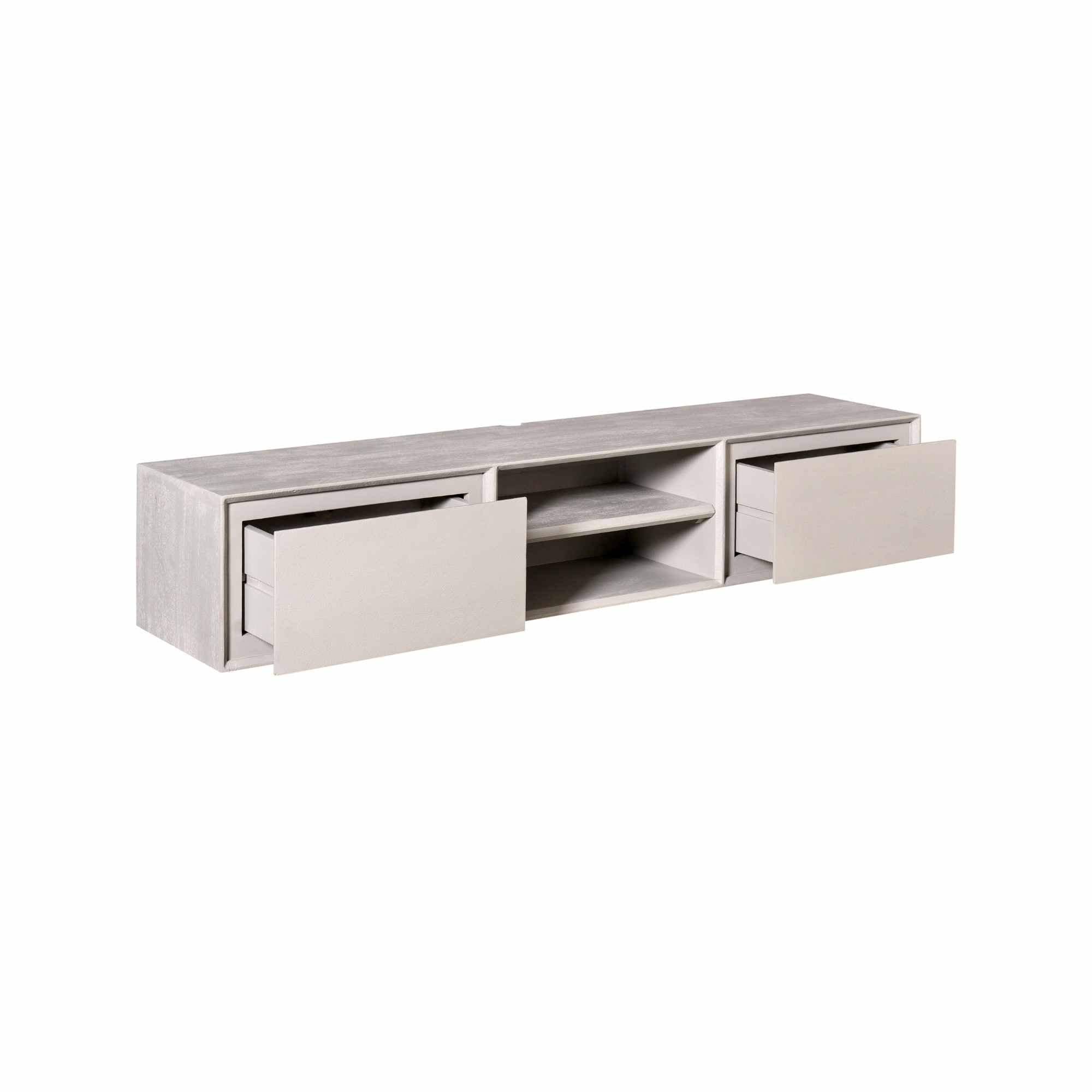 Zwevend tv meubel Ambiance Taupe | 160 cm - Industrieelinhuis.nl