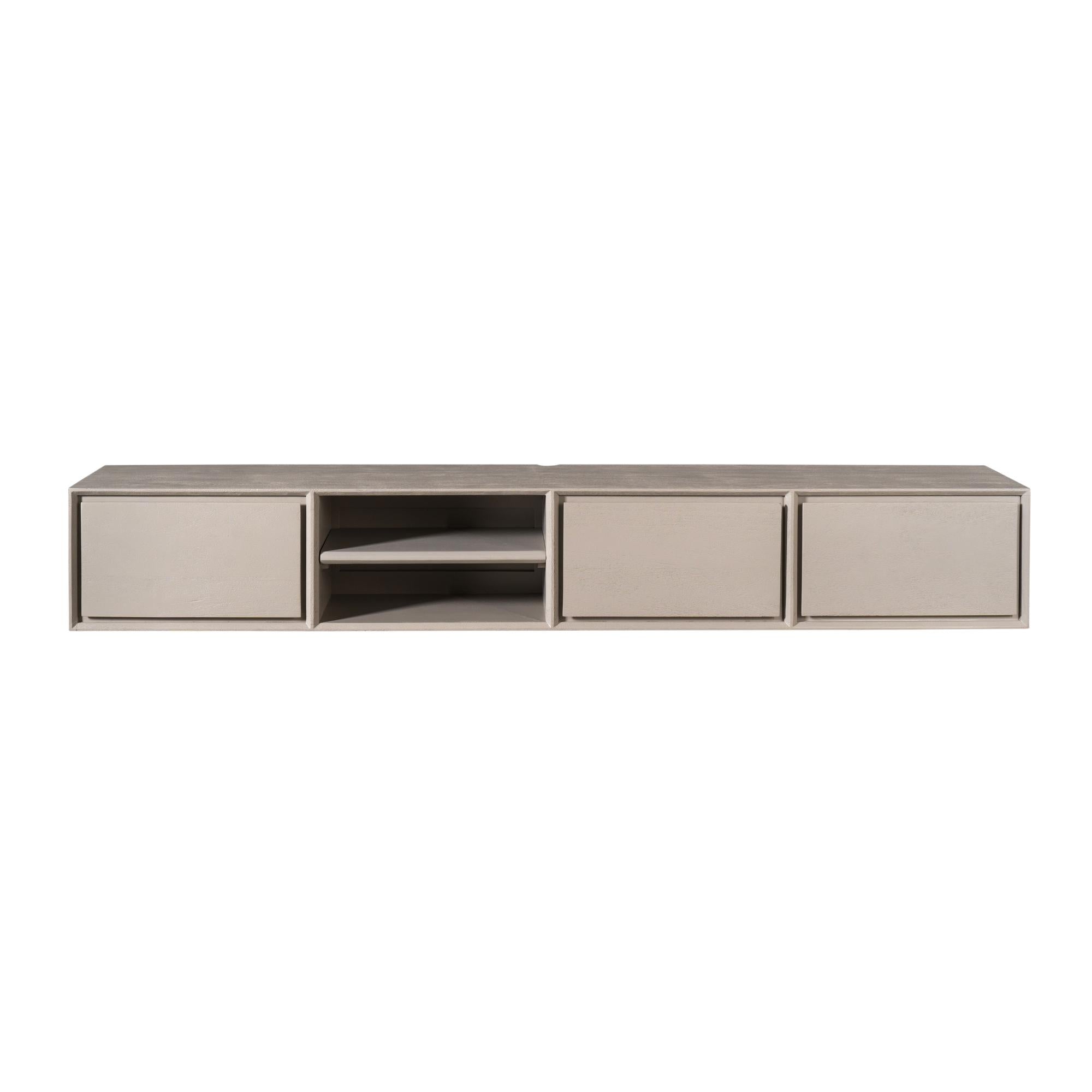 Zwevend tv meubel Ambiance Taupe | 200 cm - Industrieelinhuis.nl