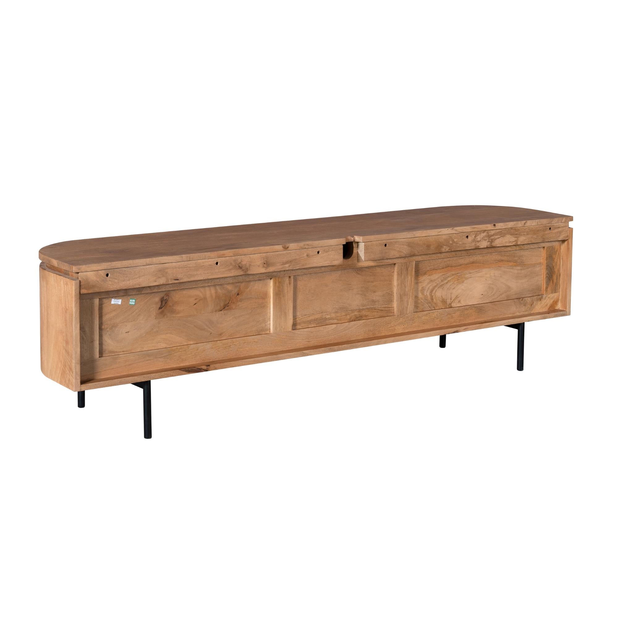Tv meubel Excellent Naturel | 160 cm - Industrieelinhuis.nl