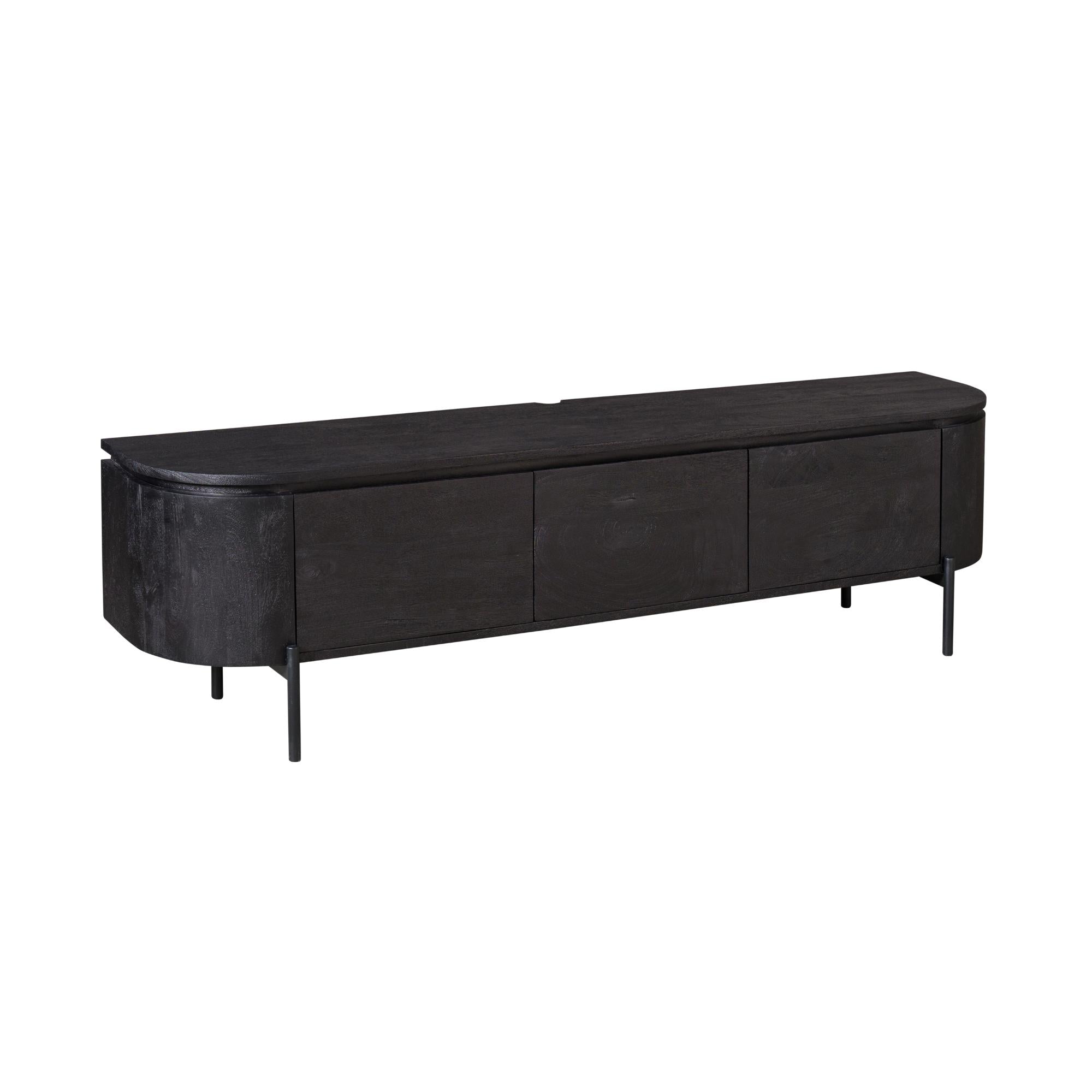 Tv meubel Excellent Black | 160 cm - Industrieelinhuis.nl
