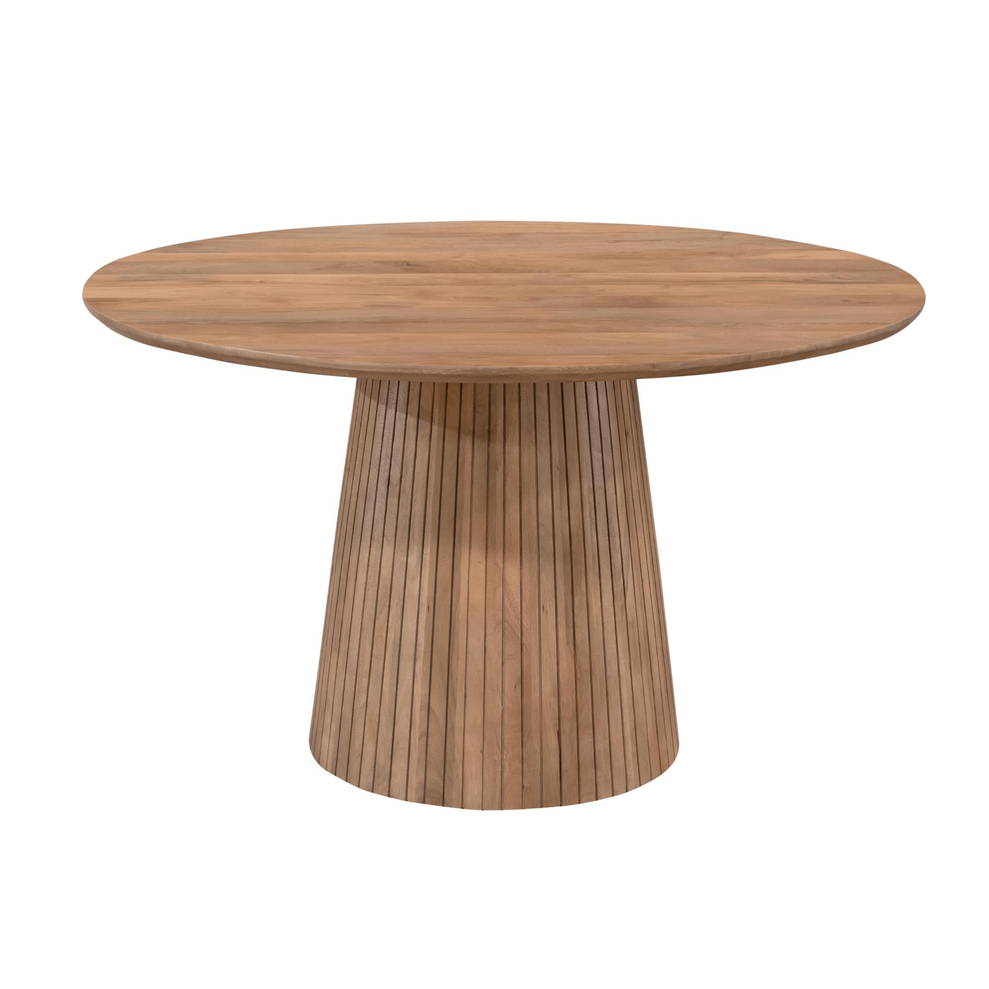 Eettafel Solana | 130 cm | Naturel - Industrieelinhuis.nl