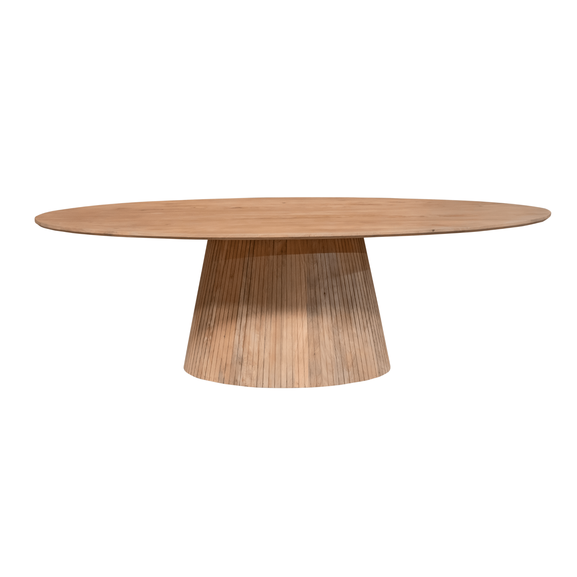 Eettafel Solana | 240 cm | Naturel | Ovaal - Industrieelinhuis.nl