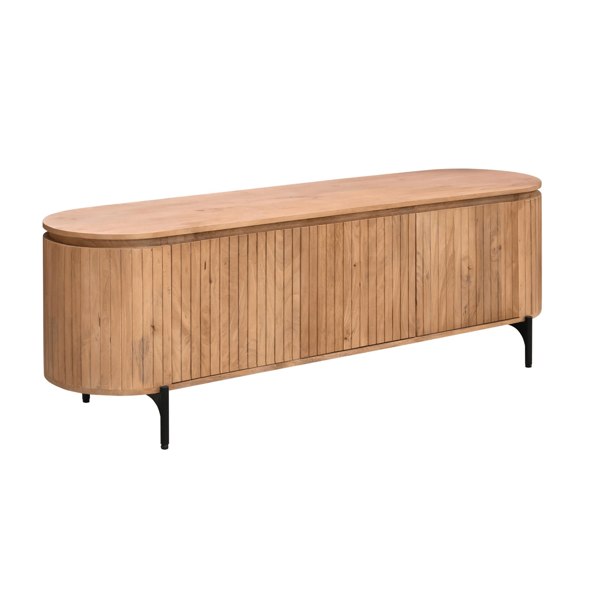Tv meubel Solana | 165 cm | Naturel - Industrieelinhuis.nl
