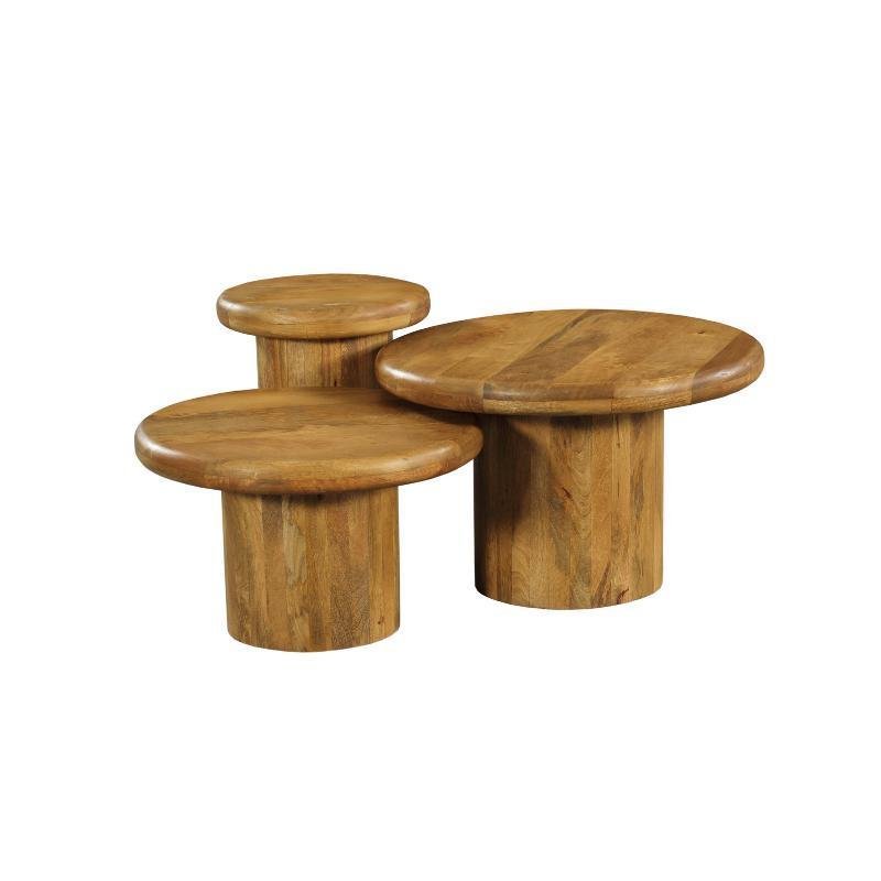 Salontafel Maya | 70 cm | set van 3 - Industrieelinhuis.nl