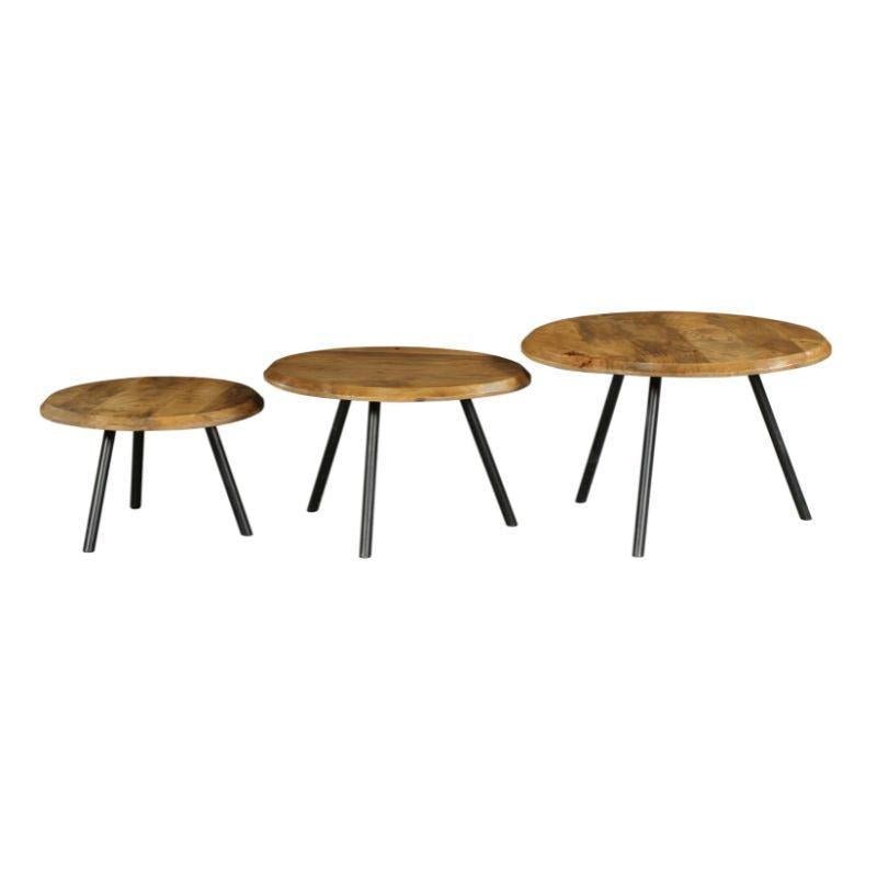 Salontafel Ohio | 70 cm | set van 3 - Industrieelinhuis.nl
