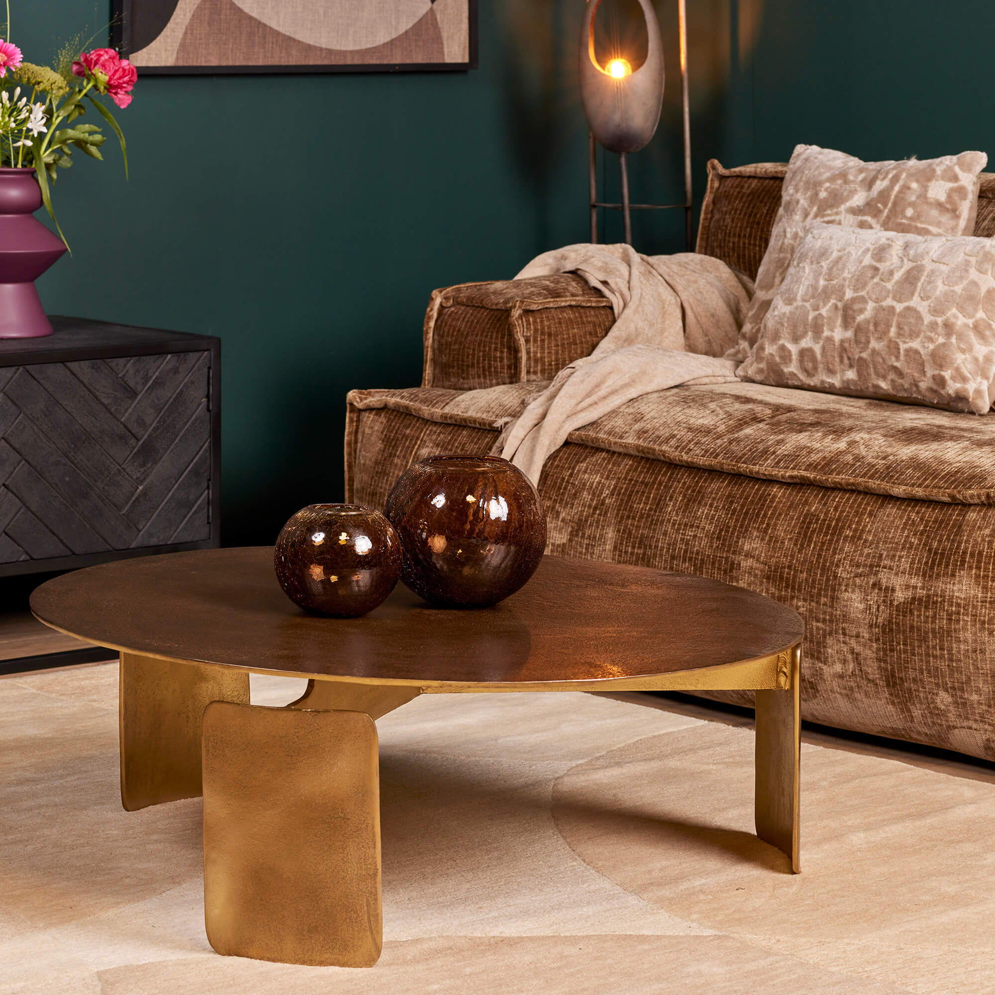 Salontafel Darwin | 90 cm - Industrieelinhuis.nl