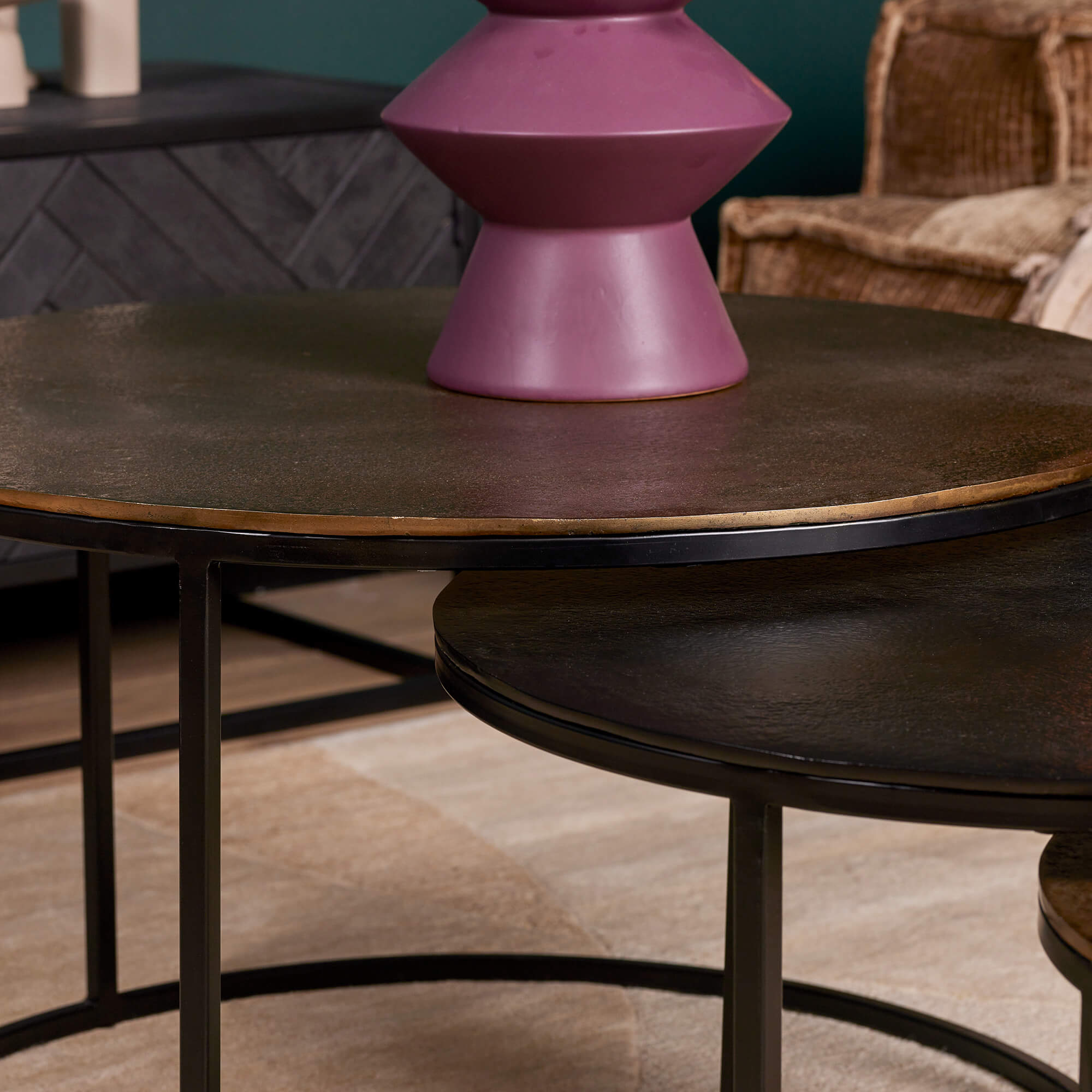 Salontafel Xaro | 75 cm | Set van 3 - Industrieelinhuis.nl