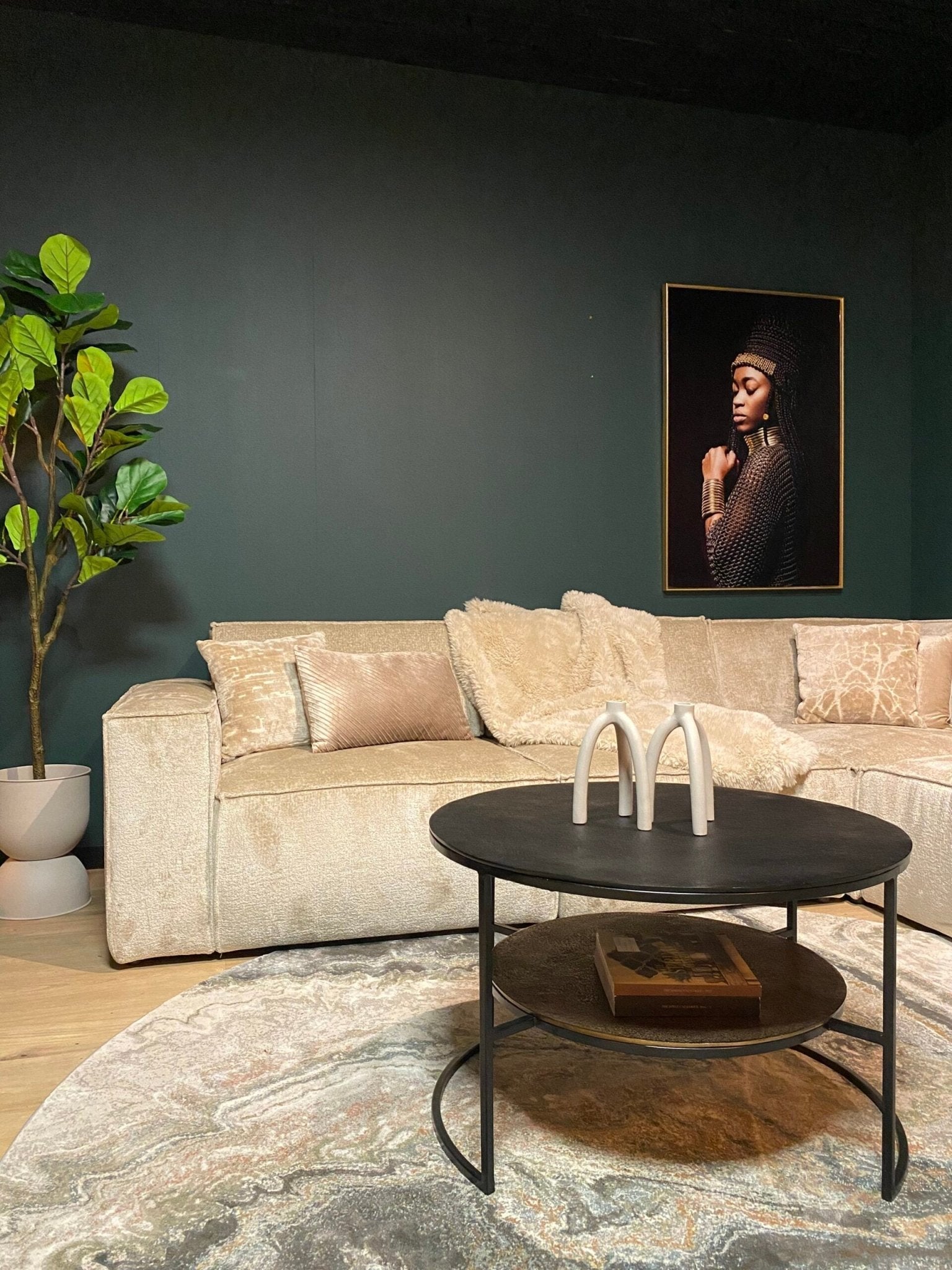 Salontafel Lecia | 80 cm - Industrieelinhuis.nl