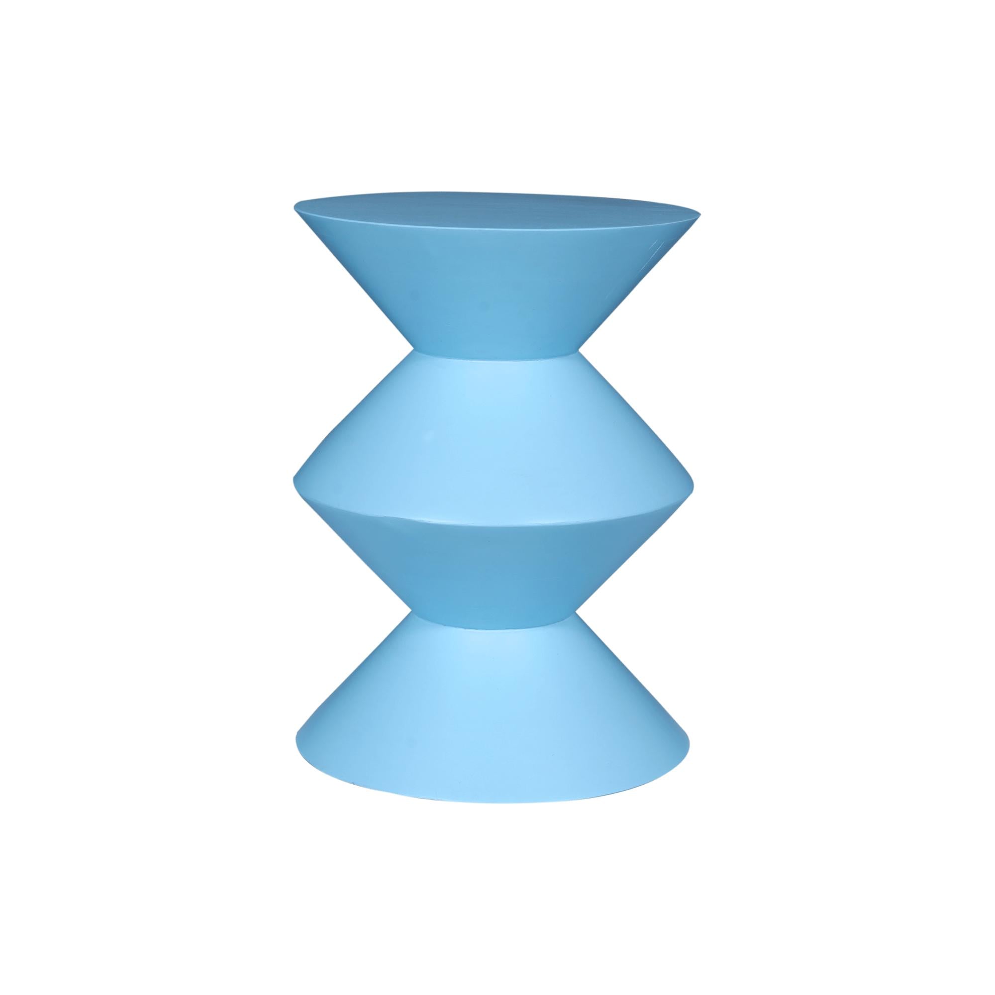 Bijzettafel Abel Blauw - Industrieelinhuis.nl