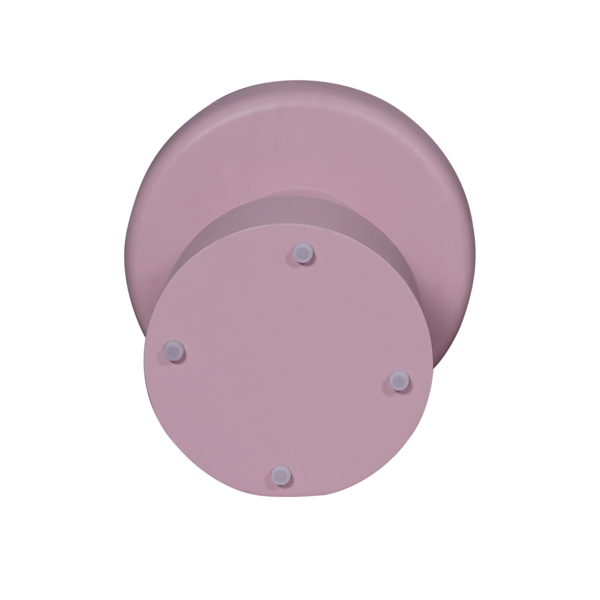 Bijzettafel Drum Roze - Industrieelinhuis.nl