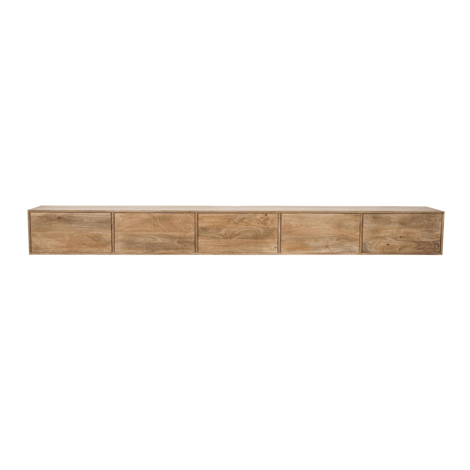 Zwevend tv meubel Vista Naturel | 280 cm - Industrieelinhuis.nl