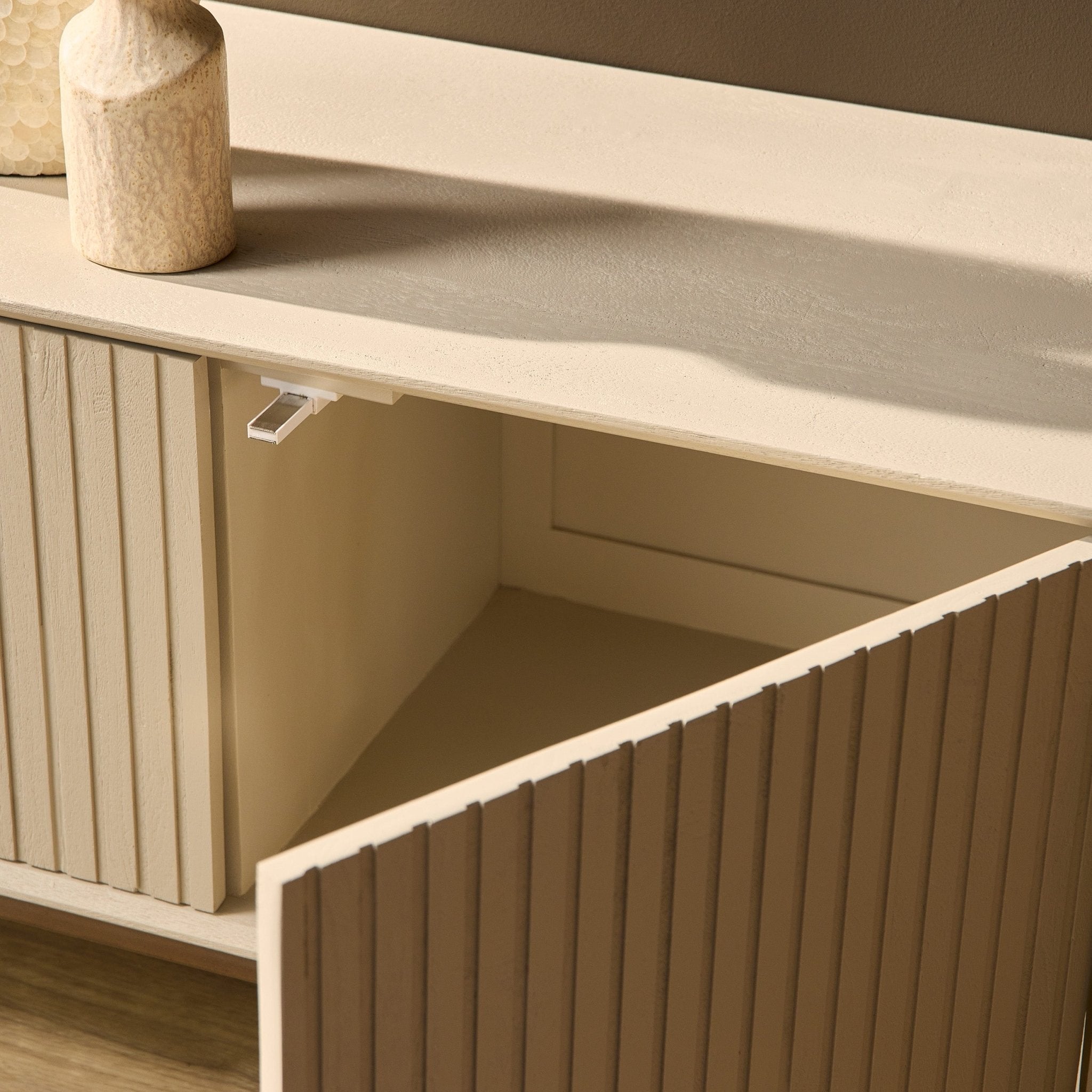 Tv meubel beige Madison Sand 165 cm - Industrieelinhuis.nl