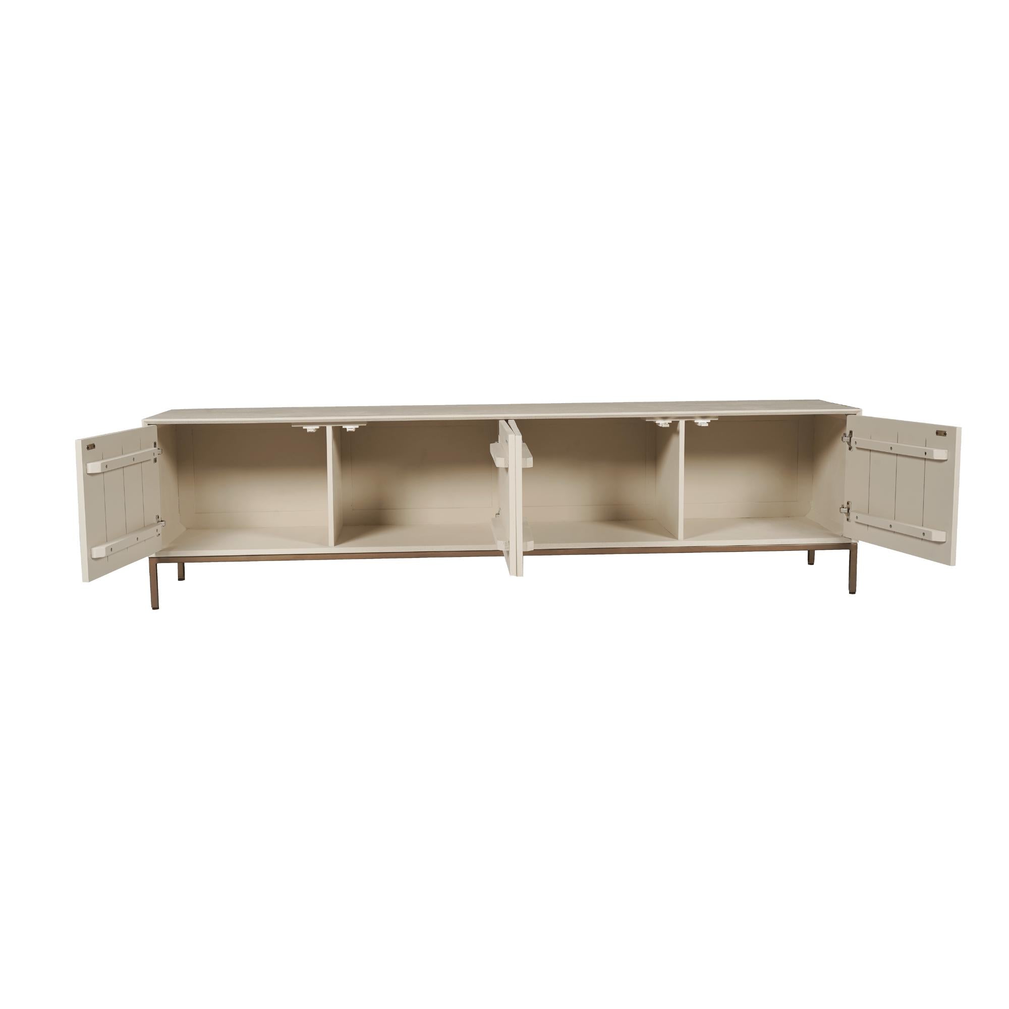 Tv meubel beige Madison Sand 165 cm - Industrieelinhuis.nl