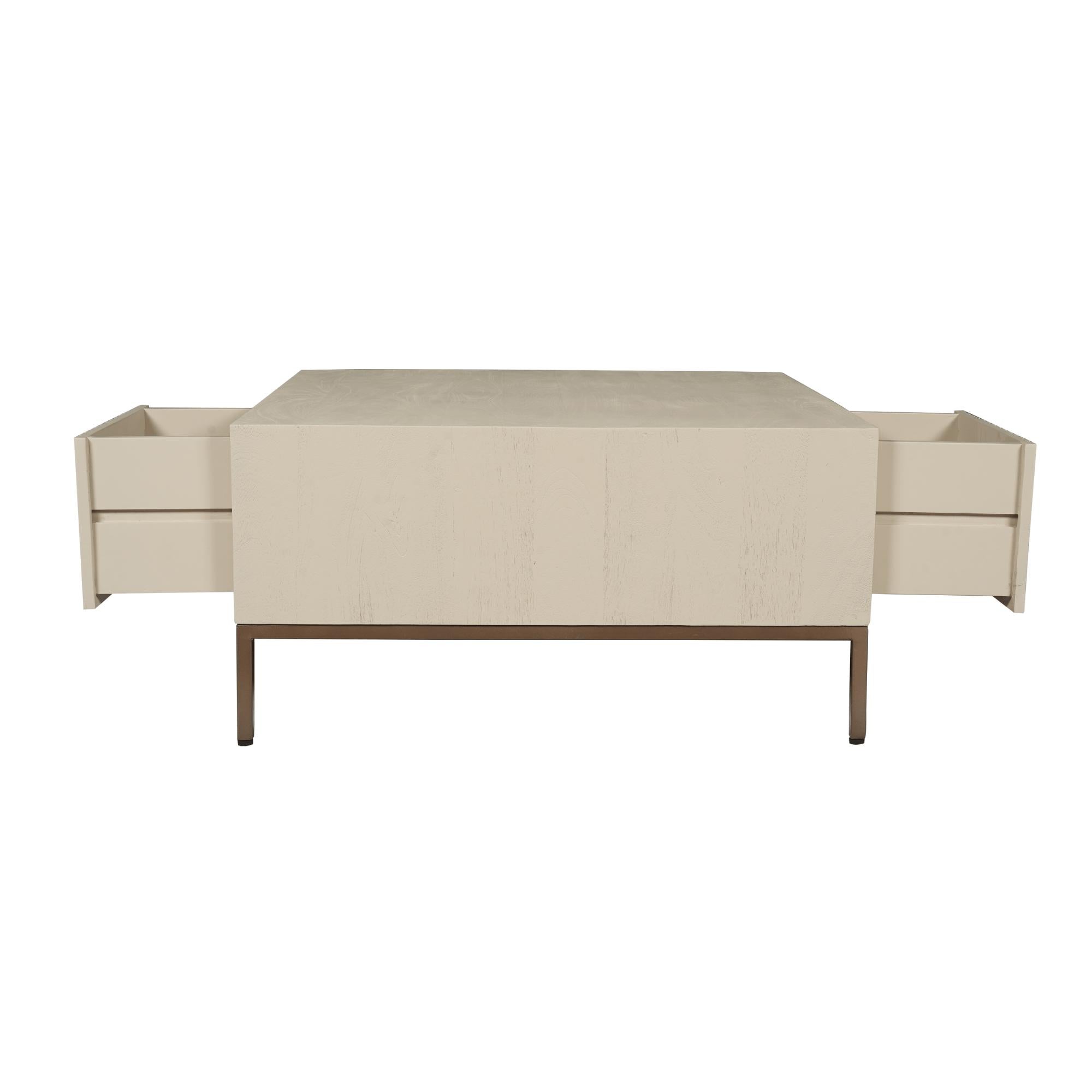 Salontafel Madison Sand| 80 cm - Industrieelinhuis.nl