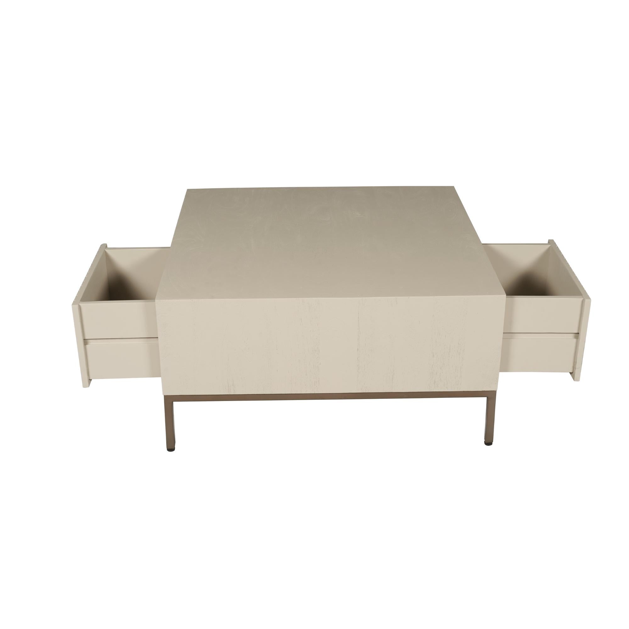 Salontafel Madison Sand| 80 cm - Industrieelinhuis.nl