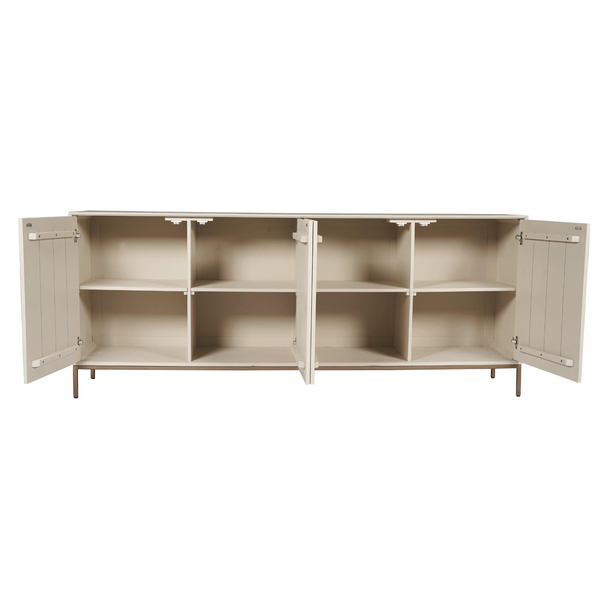 Beige Dressoir Madison Sand | 210 cm - Industrieelinhuis.nl
